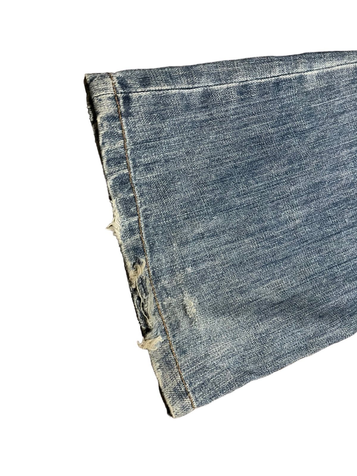 Japanese Brand Flared Japanese Blue Moon Lowrise Wide Leg Pocket Jeans Size US 32 / EU 48 - 15 Thumbnail