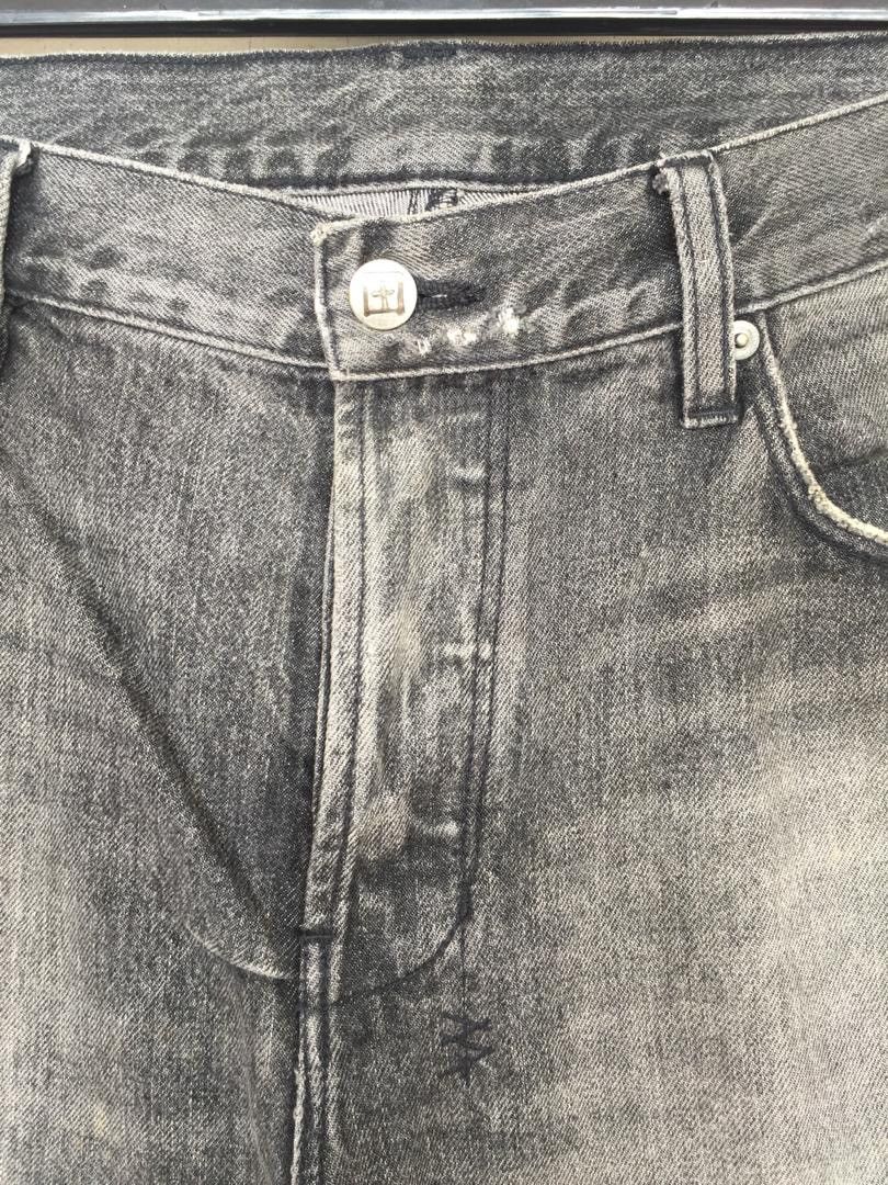 Ksubi Final Drop❗️Vintage Ksubi Distressed Black Button Denim Size US 37 - 6 Thumbnail