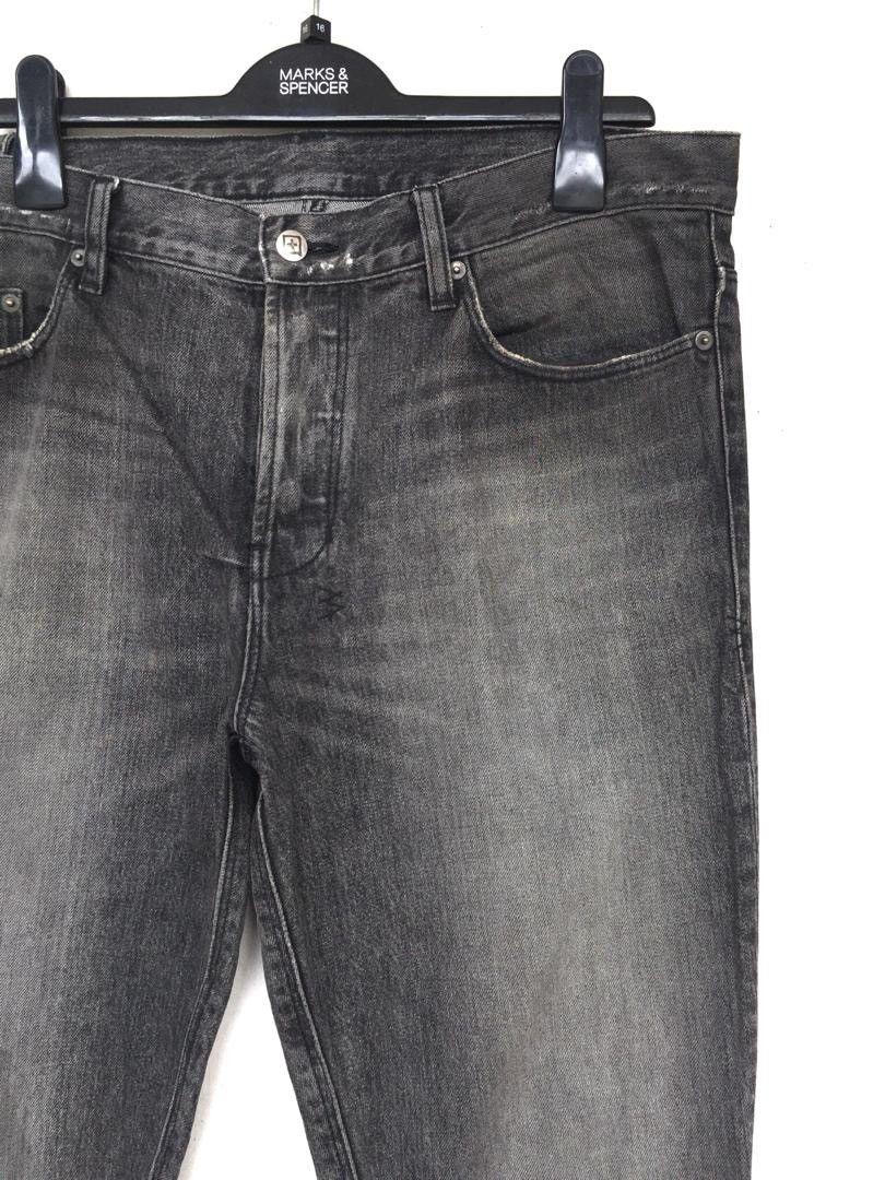 Ksubi Final Drop❗️Vintage Ksubi Distressed Black Button Denim Size US 37 - 4 Thumbnail