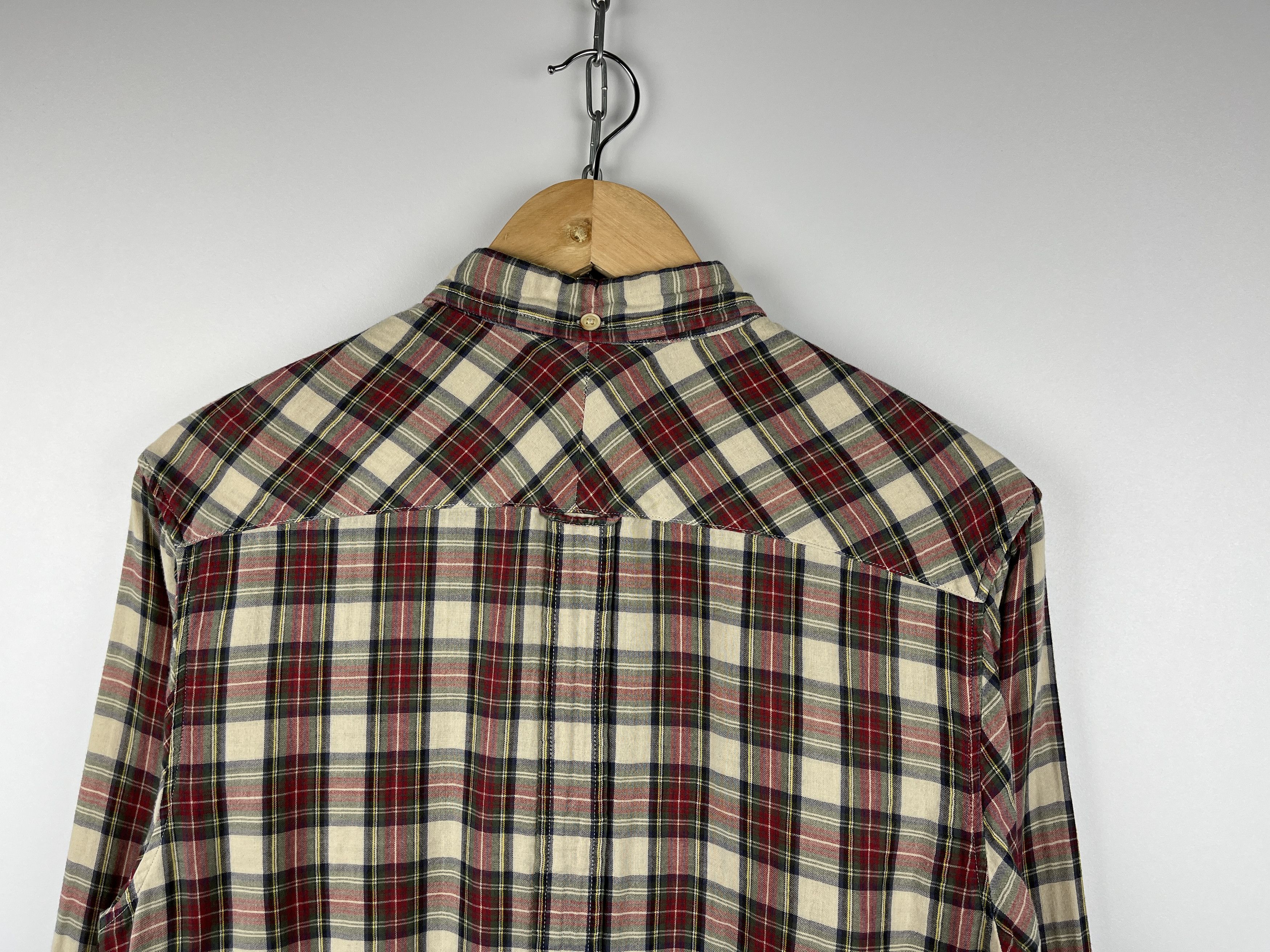 Flannel Fred Perry Flannel Check Long Sleeve Shirt Button Down Size US S / EU 44-46 / 1 - 10 Thumbnail