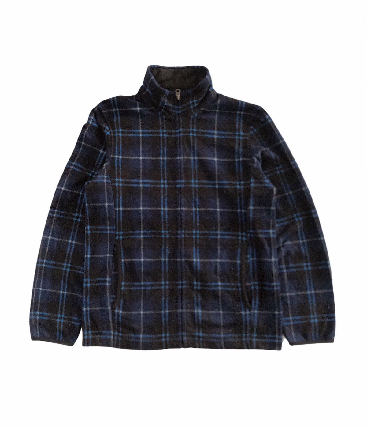 Japanese Brand × Uniqlo × Vintage 🔥Uniqlo Zipper Check Jacket Size US M / EU 48-50 / 2 - 1 Thumbnail