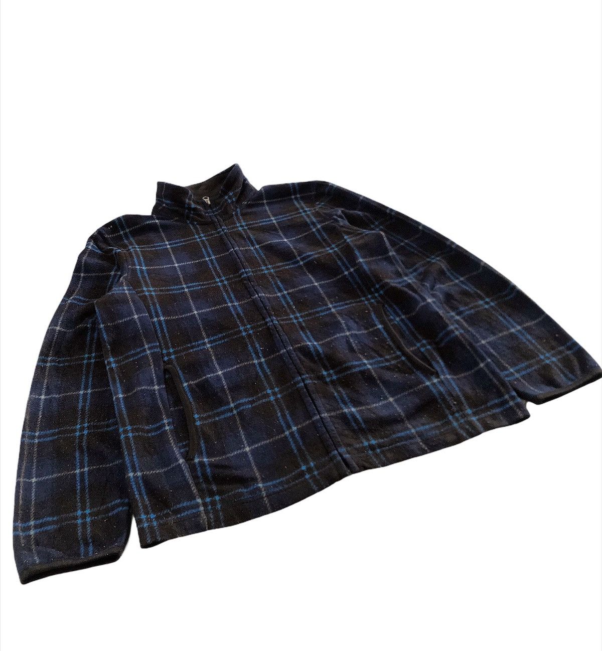 Japanese Brand × Uniqlo × Vintage 🔥Uniqlo Zipper Check Jacket Size US M / EU 48-50 / 2 - 4 Thumbnail