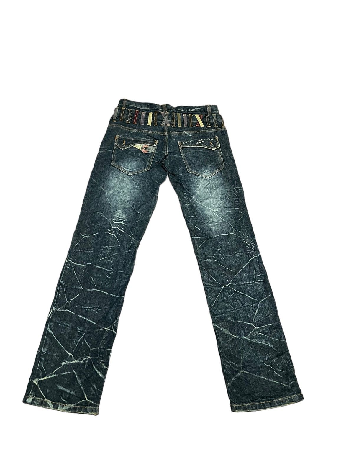 Japanese Brand Rare🔥Japanese Nylaus Double Waisted Jeans Size US 32 / EU 48 - 13 Thumbnail