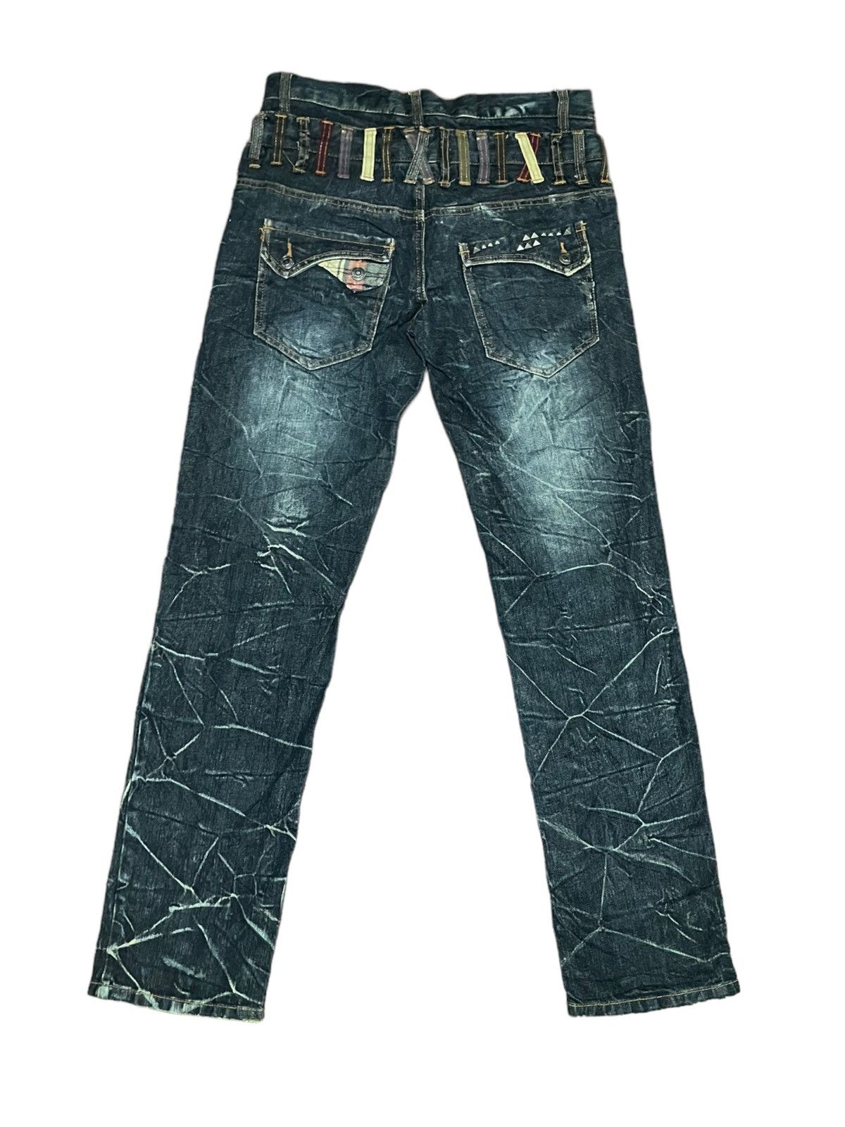 Japanese Brand Rare🔥Japanese Nylaus Double Waisted Jeans Size US 32 / EU 48 - 12 Thumbnail
