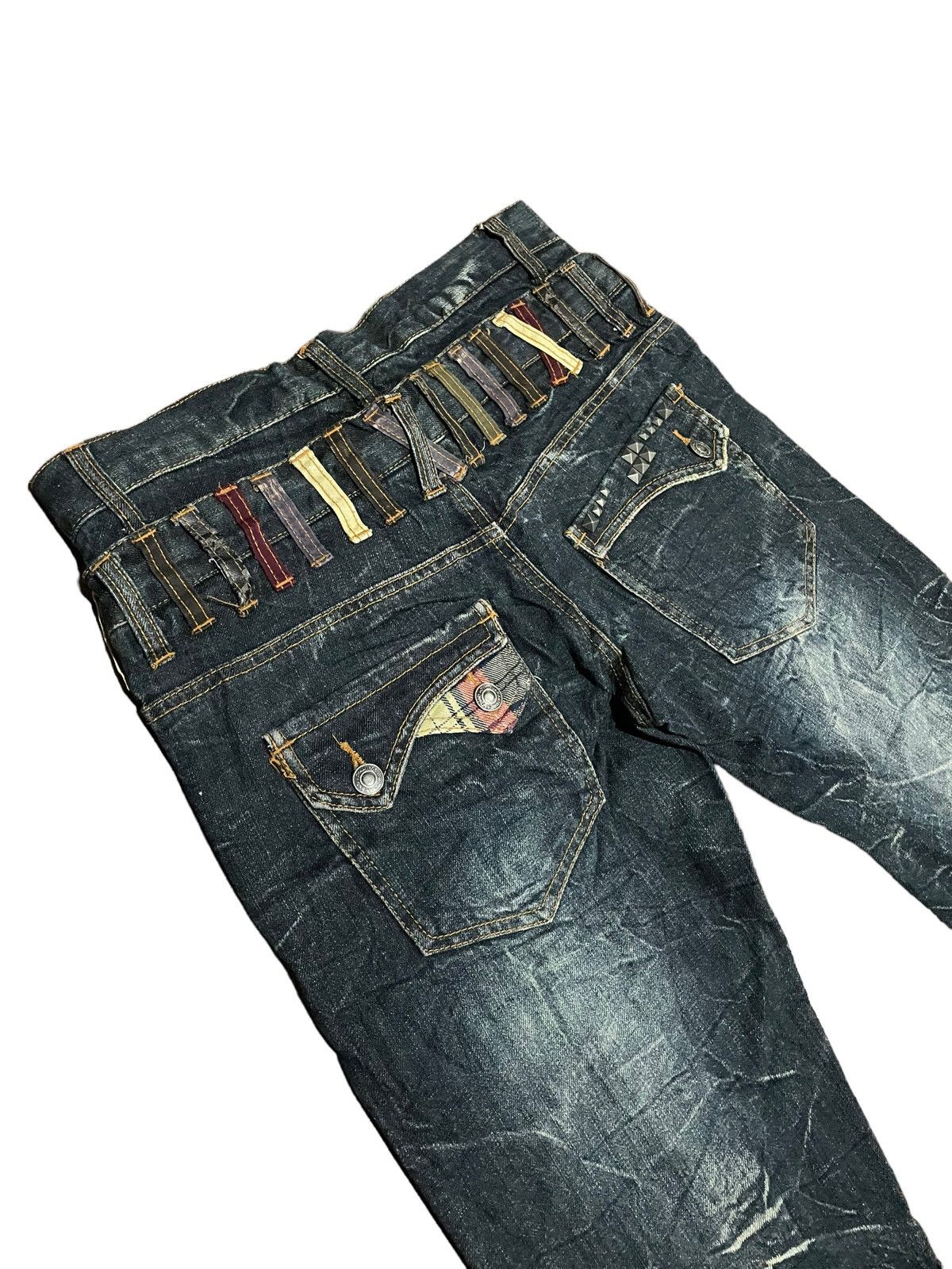 Japanese Brand Rare🔥Japanese Nylaus Double Waisted Jeans Size US 32 / EU 48 - 11 Thumbnail