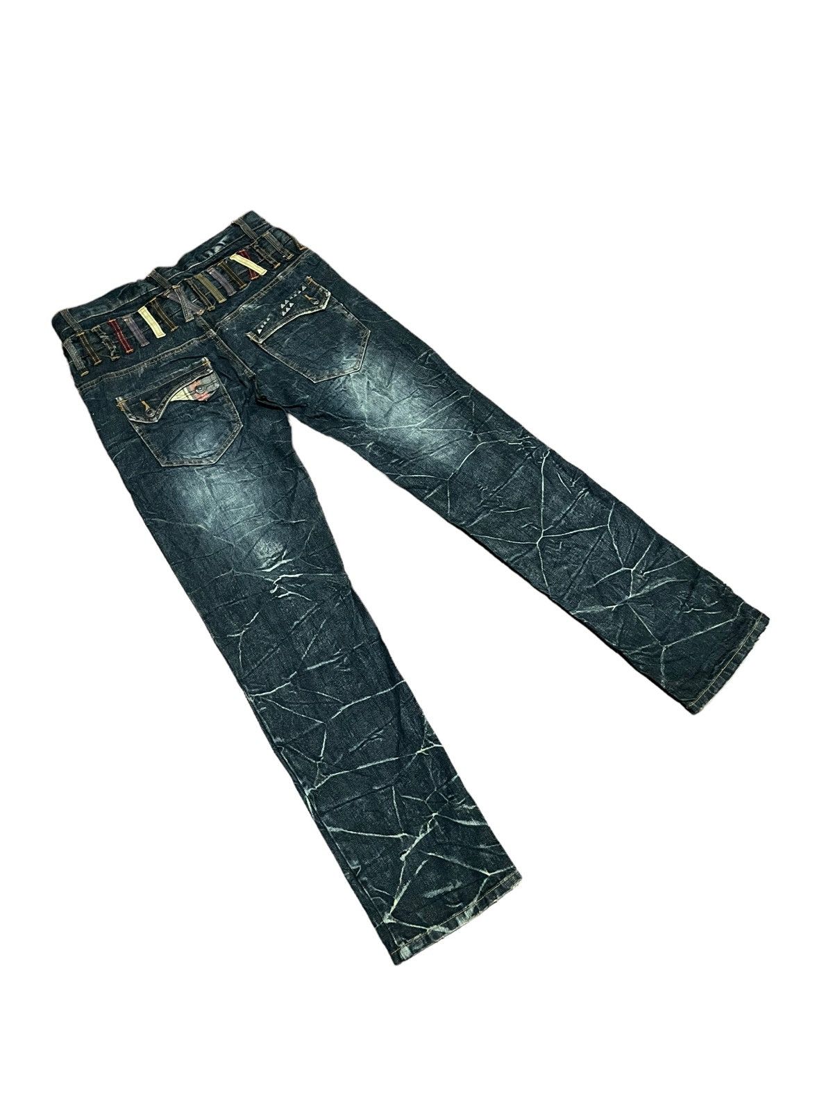 Japanese Brand Rare🔥Japanese Nylaus Double Waisted Jeans Size US 32 / EU 48 - 14 Thumbnail