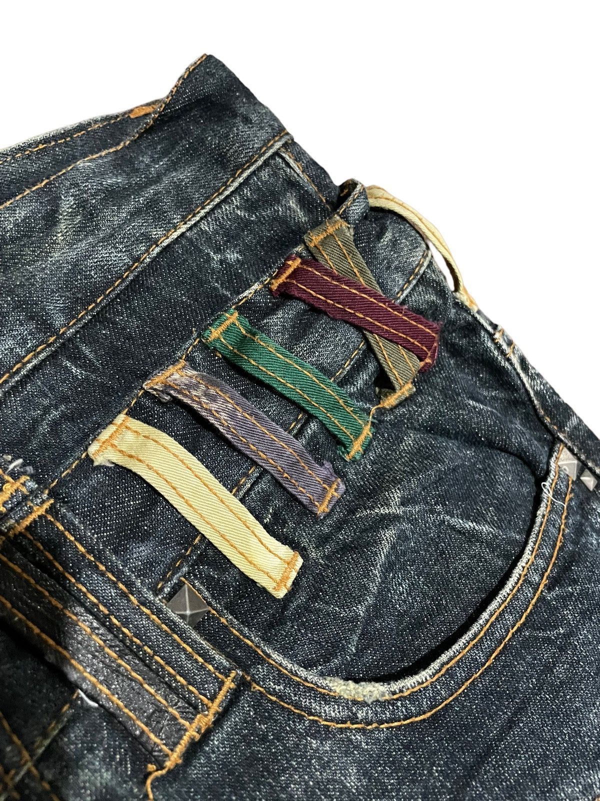 Japanese Brand Rare🔥Japanese Nylaus Double Waisted Jeans Size US 32 / EU 48 - 8 Thumbnail