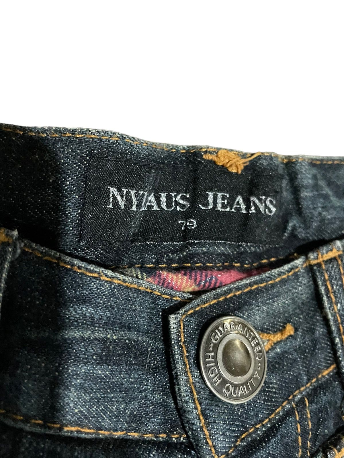 Japanese Brand Rare🔥Japanese Nylaus Double Waisted Jeans Size US 32 / EU 48 - 7 Thumbnail