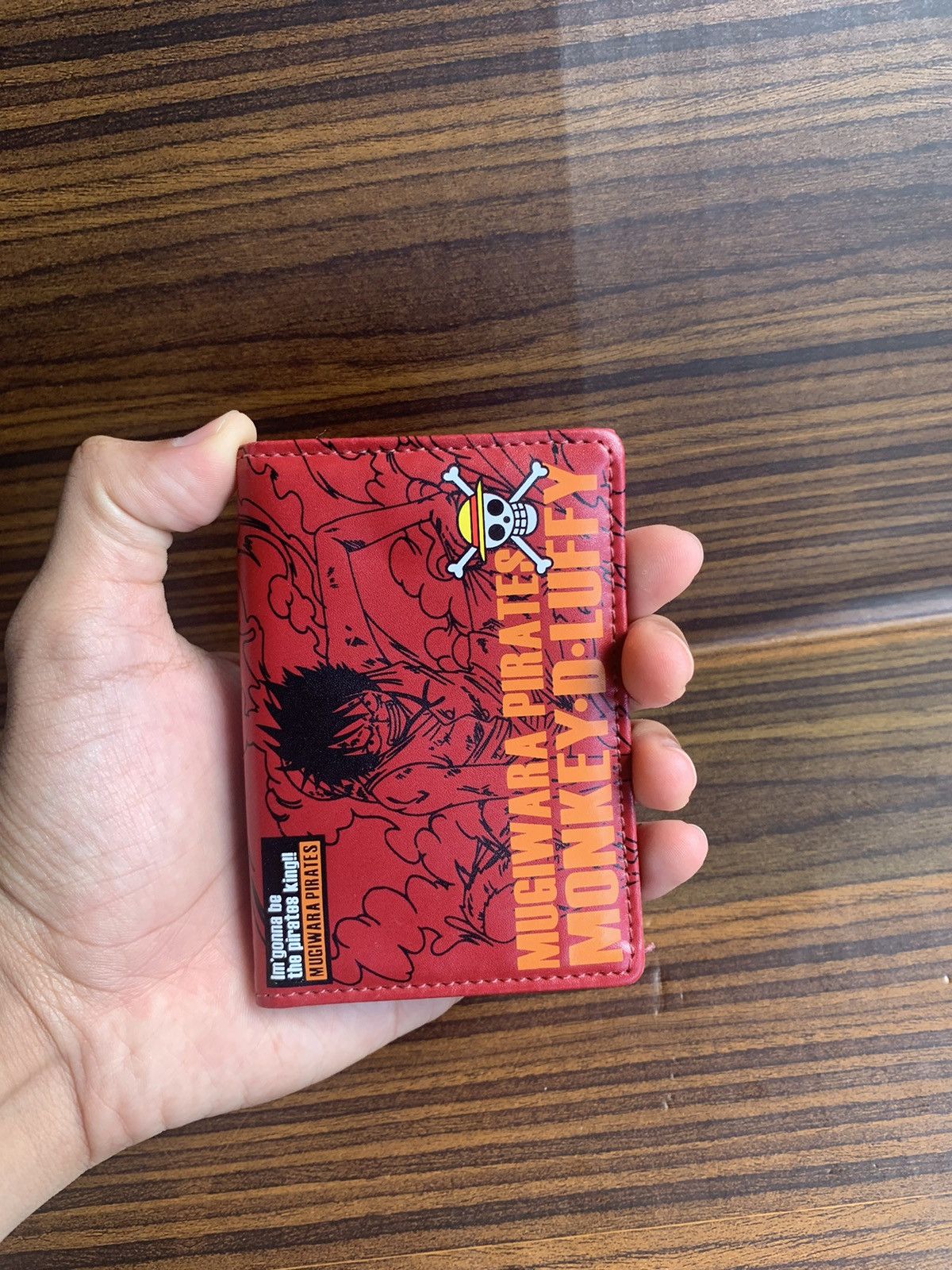 Anime Vintage One Piece Monkey D Luffy Card Holder Wallet Size ONE SIZE - 6 Thumbnail
