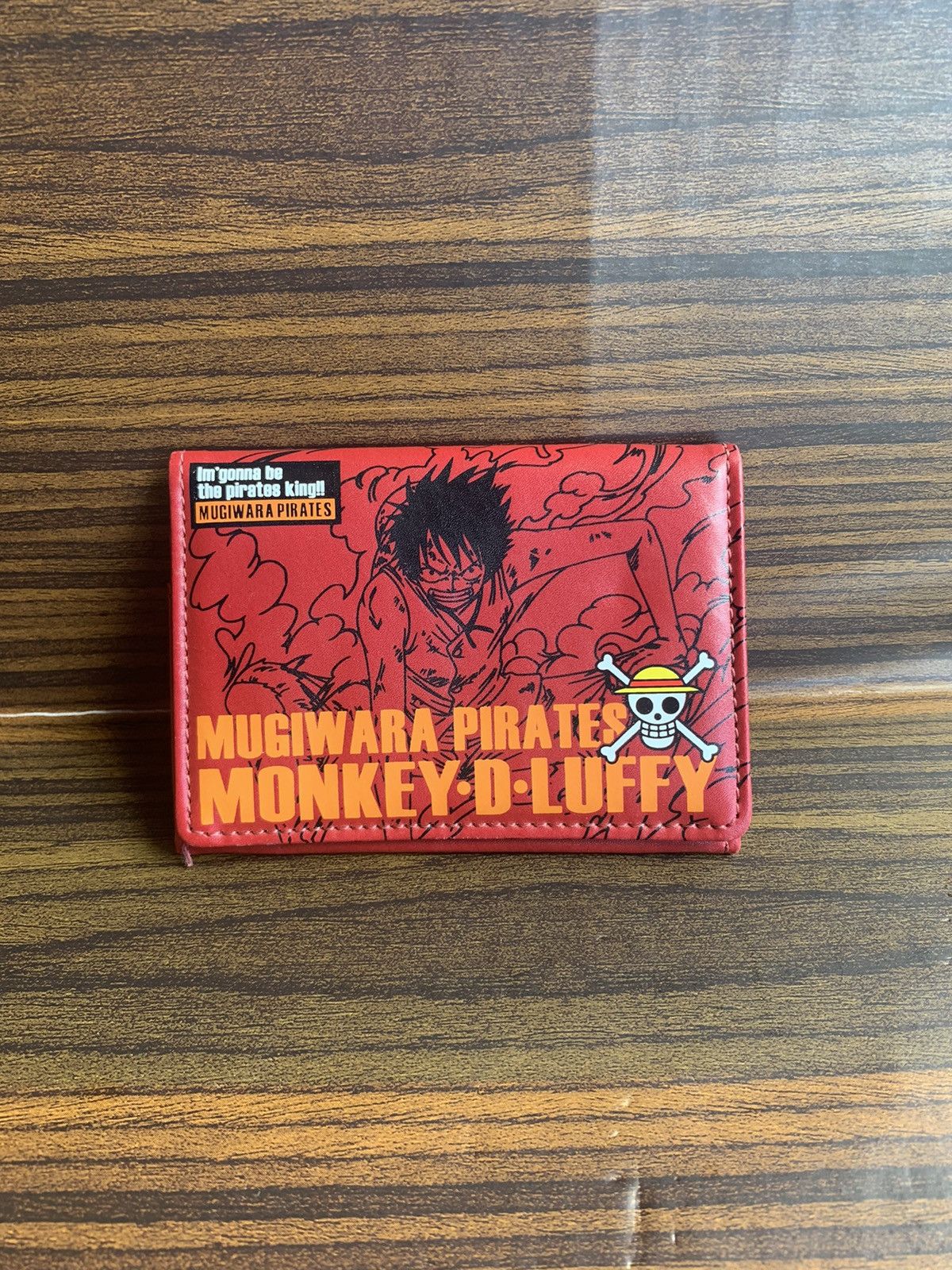 Anime Vintage One Piece Monkey D Luffy Card Holder Wallet Size ONE SIZE - 1 Thumbnail