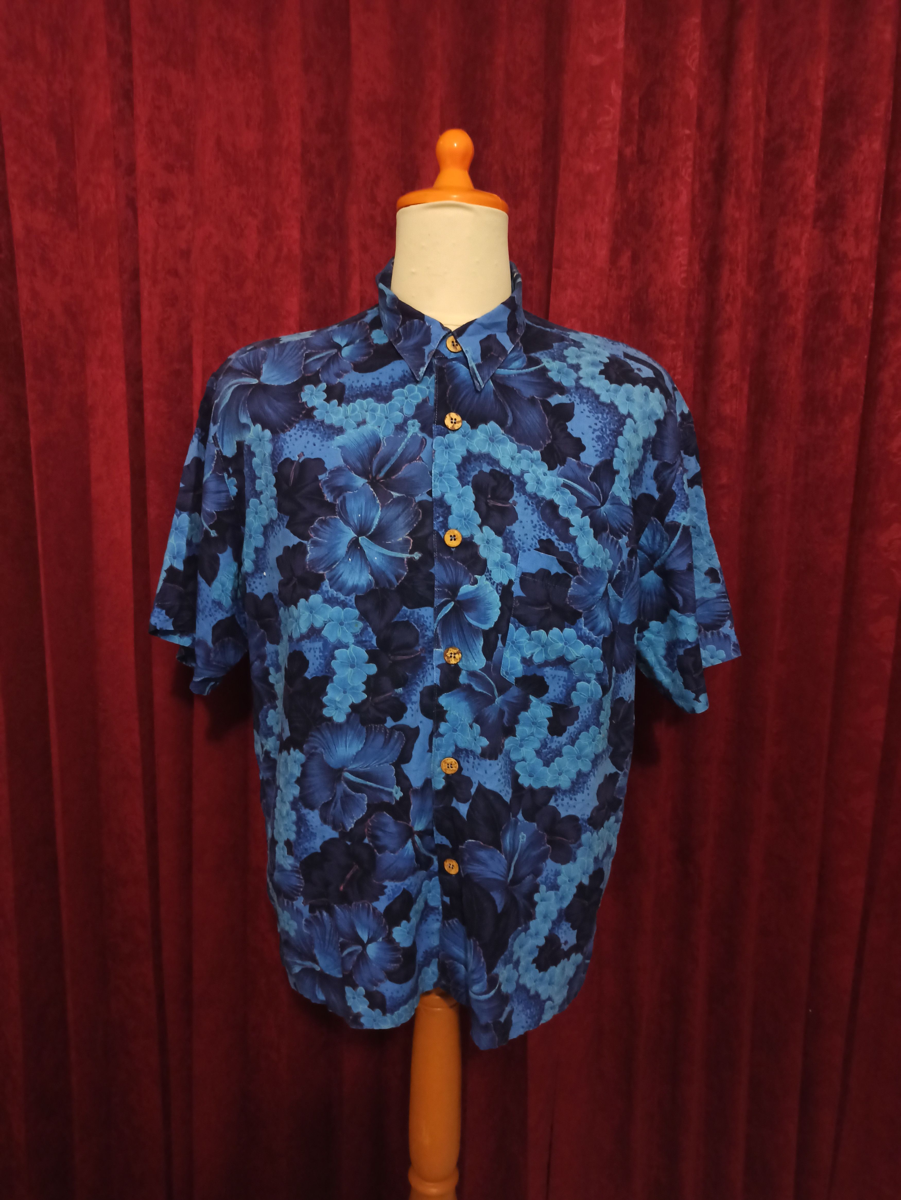 Duke Kahanamoku Vintage 70s 80s Duke Kahanamoku Floral Hawaiian Shirt Size US M / EU 48-50 / 2 - 2 Thumbnail