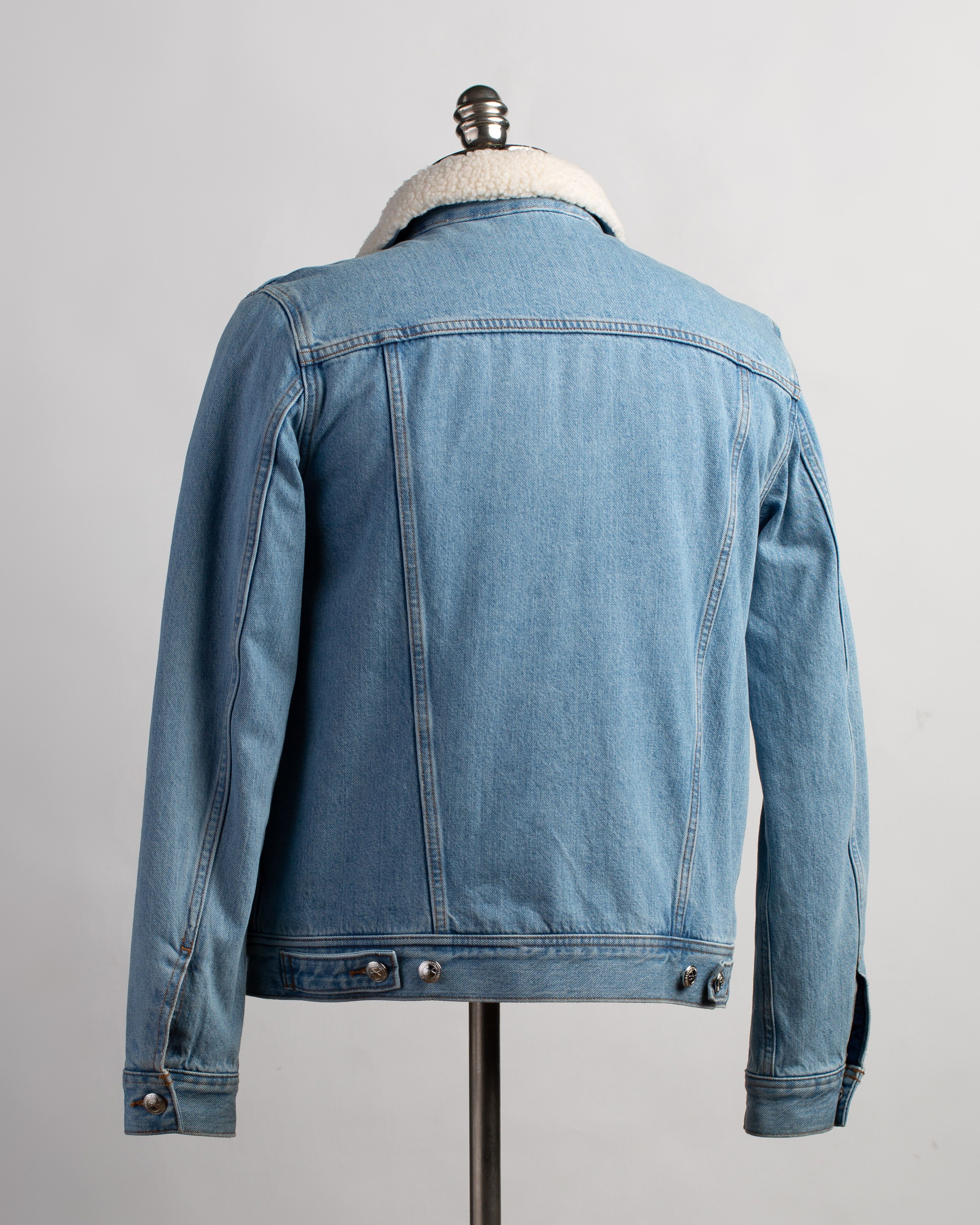 A.P.C. NWT Denim & Sherpa Julien Jacket Size US M / EU 48-50 / 2 - 2 Thumbnail