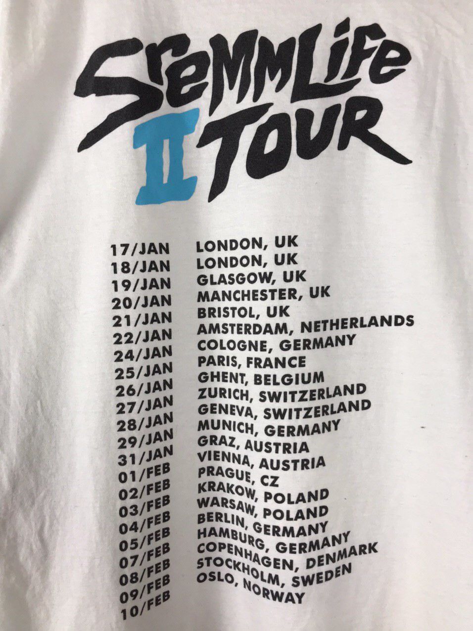 Band Tees SremmLife tour vintage rock tee Size US L / EU 52-54 / 3 - 7 Thumbnail