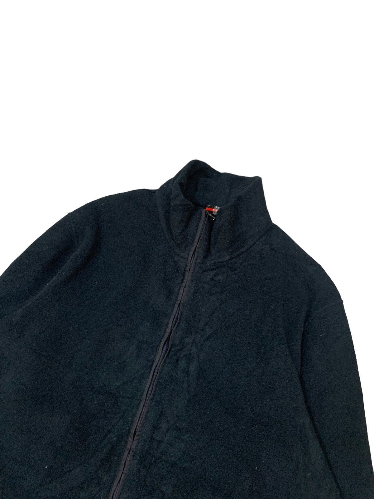 Prada 🇮🇹Prada Nylon Elbow Fleece Zipper Jacket Size US M / EU 48-50 / 2 - 5 Thumbnail