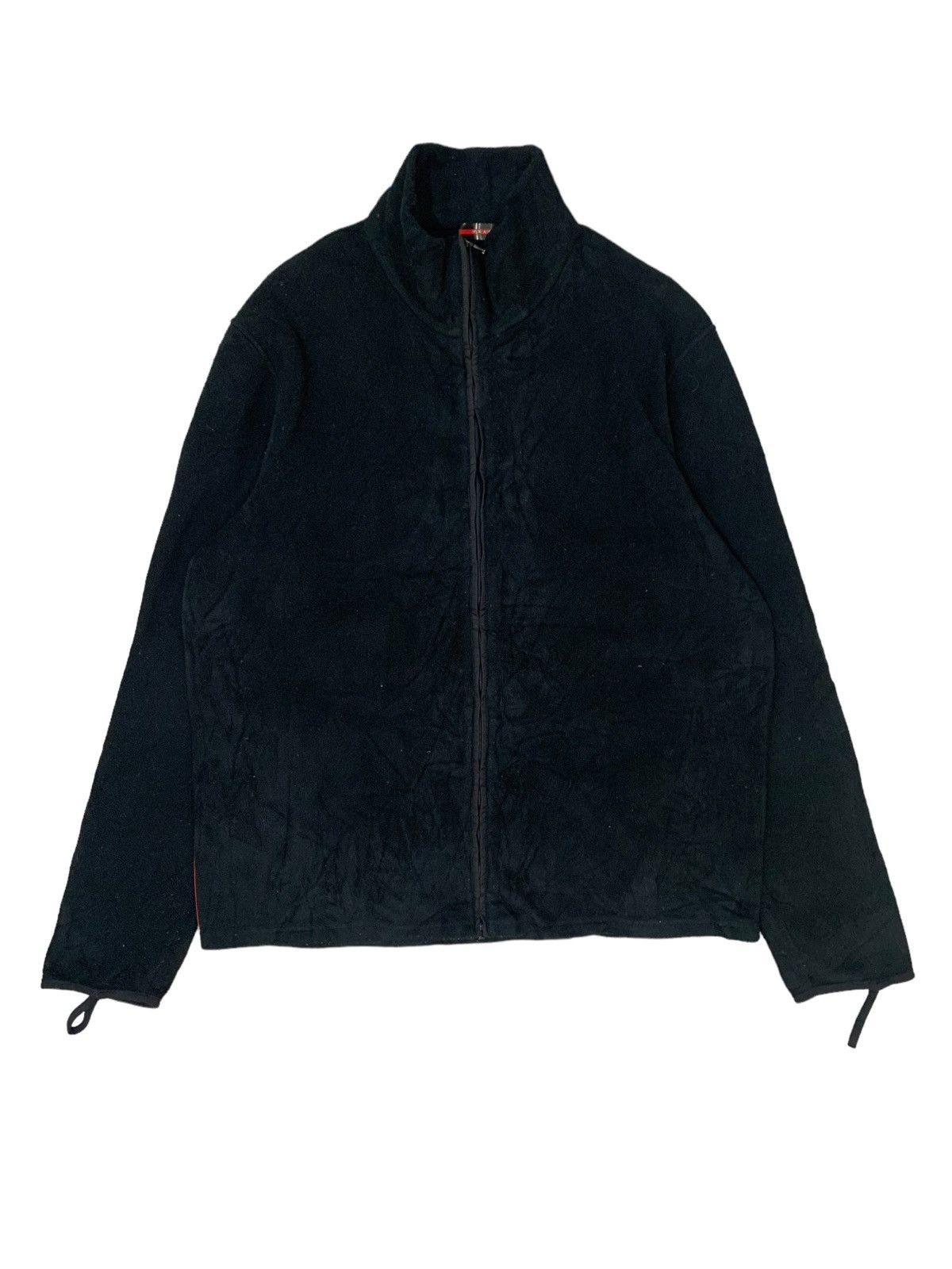 Prada 🇮🇹Prada Nylon Elbow Fleece Zipper Jacket Size US M / EU 48-50 / 2 - 1 Thumbnail