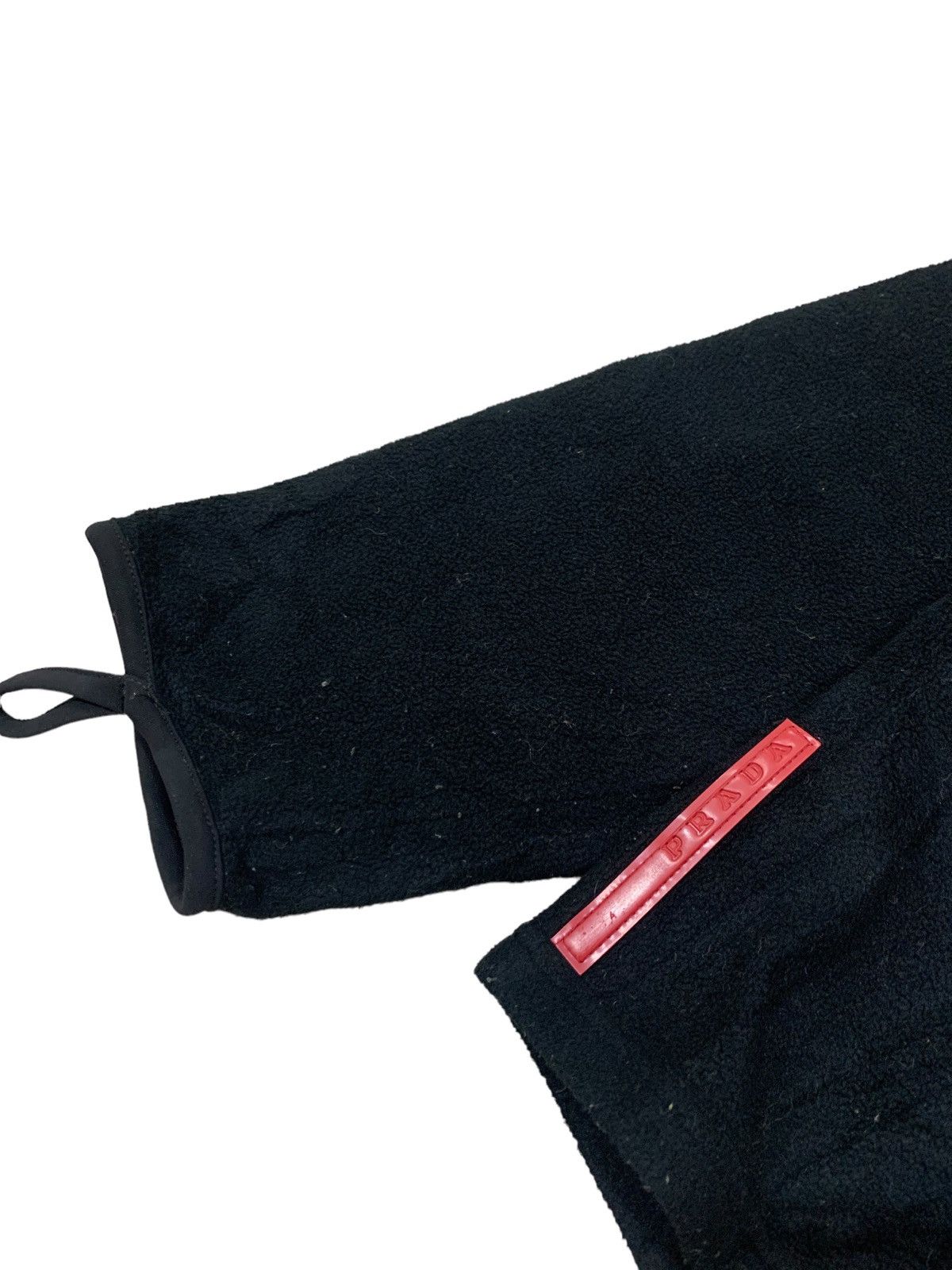 Prada 🇮🇹Prada Nylon Elbow Fleece Zipper Jacket Size US M / EU 48-50 / 2 - 7 Thumbnail