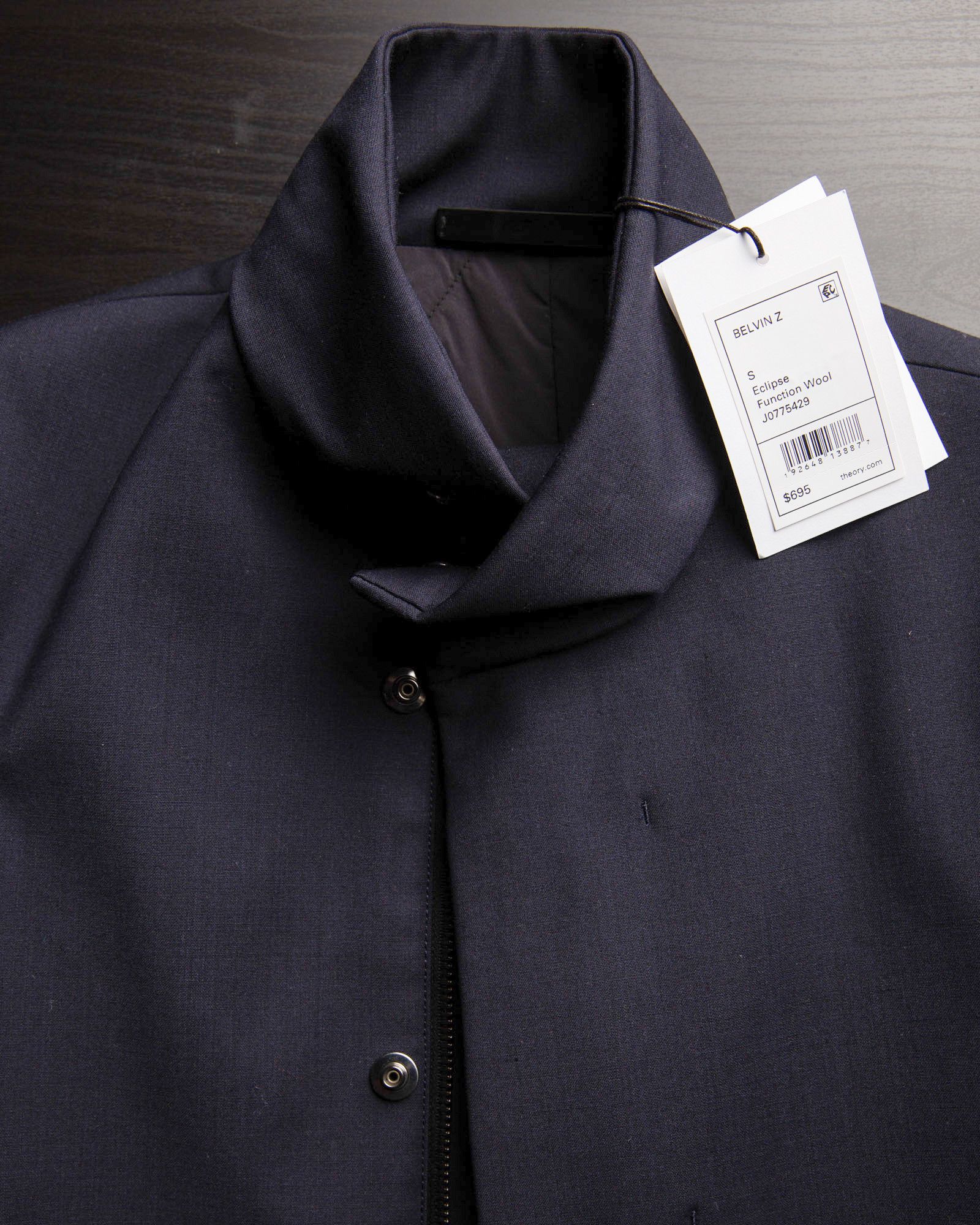 Theory NWT Belvin Trench Coat in Wool Blend Size US S / EU 44-46 / 1 - 4 Thumbnail