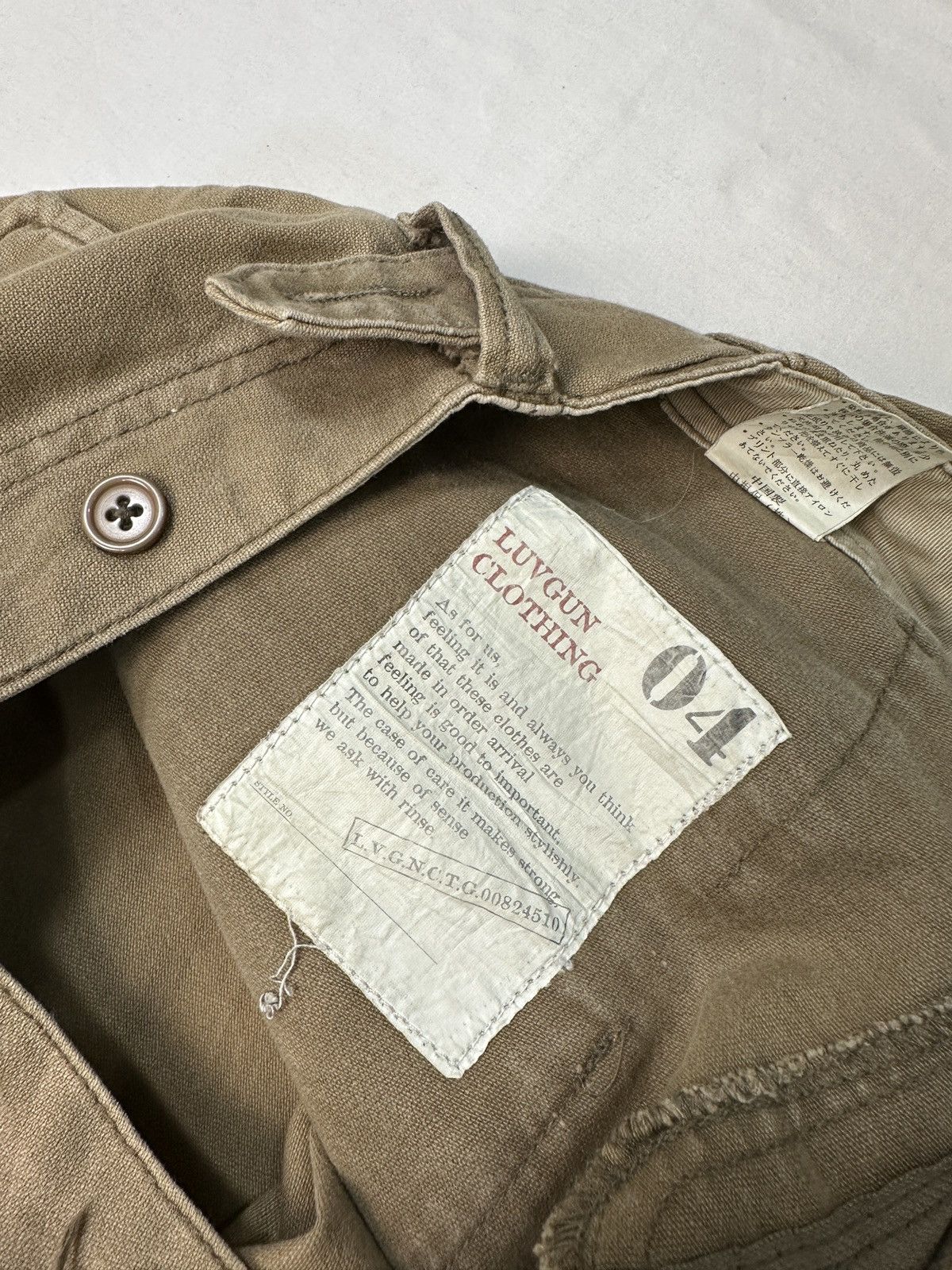 Japanese Brand LUVGUN clothing cargo bush pants Size US 33 - 12 Thumbnail