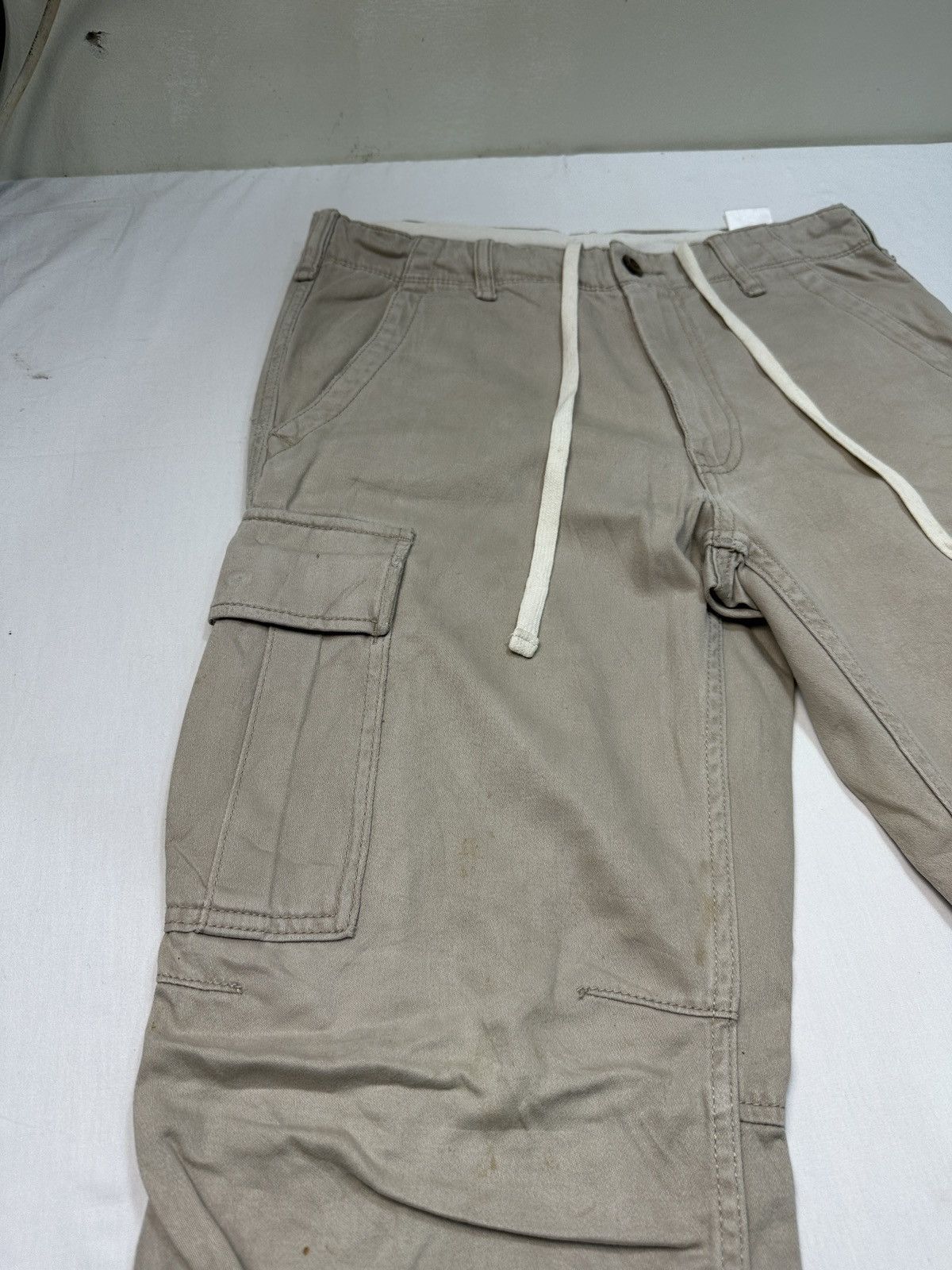 Japanese Brand Uniqlo workwear drawstring cargo carpenter pants Size US 30 / EU 46 - 11 Thumbnail