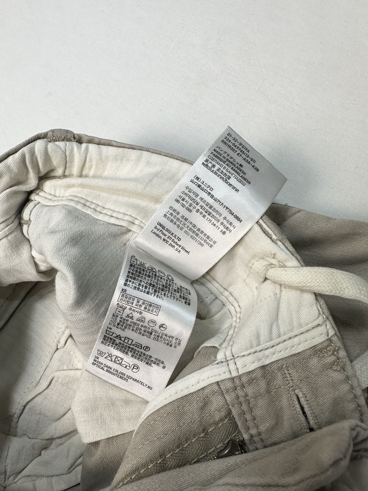 Japanese Brand Uniqlo workwear drawstring cargo carpenter pants Size US 30 / EU 46 - 15 Thumbnail