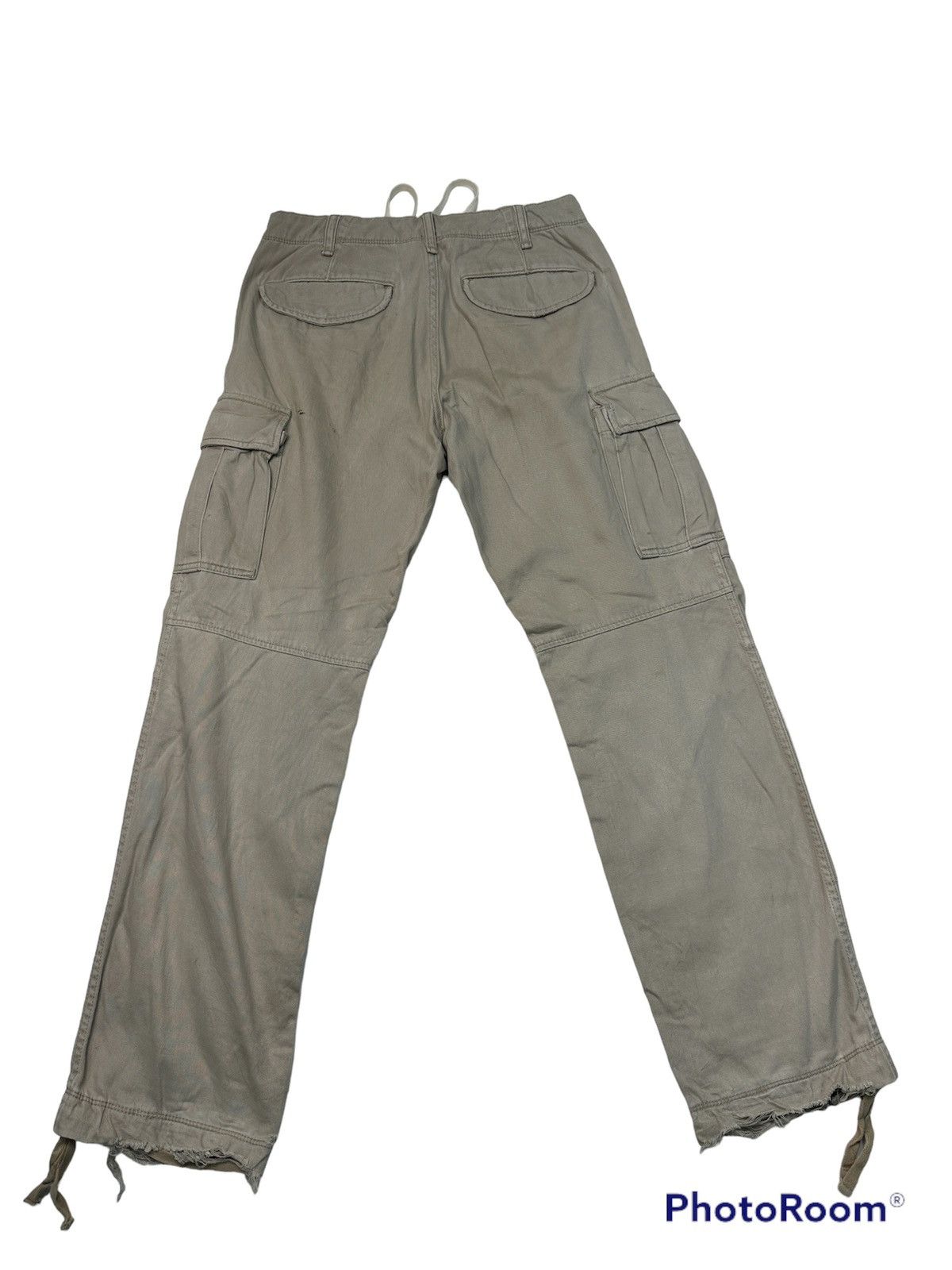 Japanese Brand Uniqlo workwear drawstring cargo carpenter pants Size US 30 / EU 46 - 2 Thumbnail
