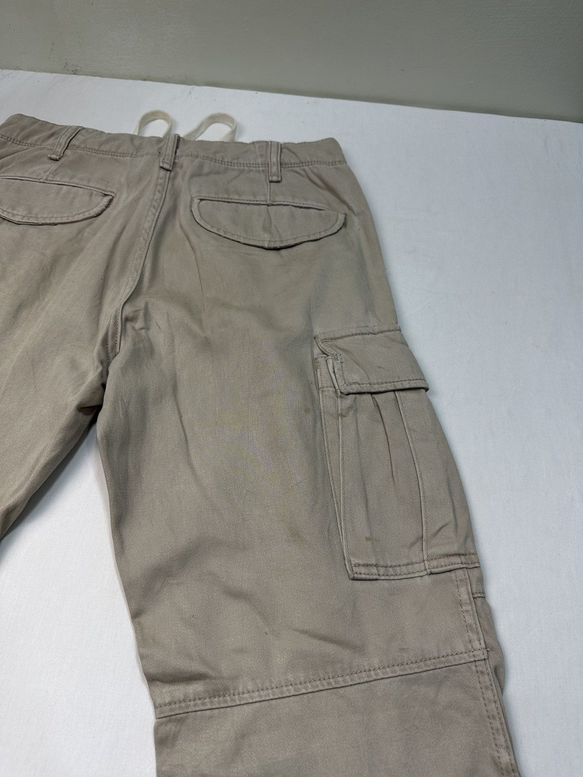 Japanese Brand Uniqlo workwear drawstring cargo carpenter pants Size US 30 / EU 46 - 18 Thumbnail