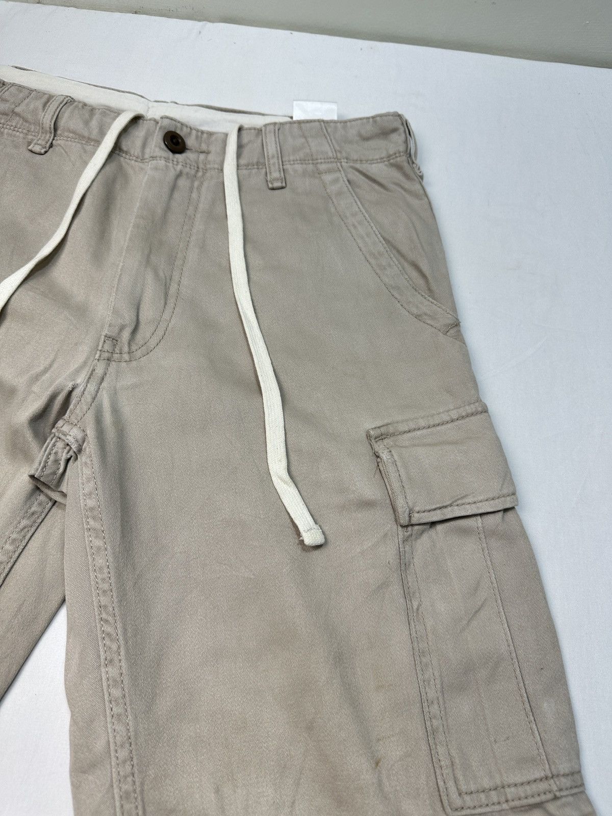Japanese Brand Uniqlo workwear drawstring cargo carpenter pants Size US 30 / EU 46 - 7 Thumbnail