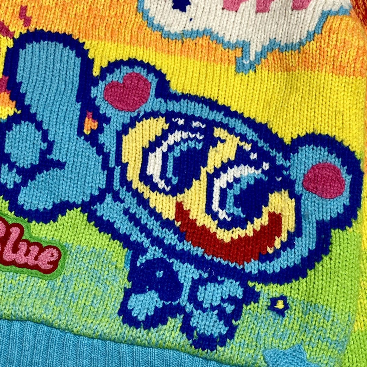 Angel Blue 90s Angel Blue Reversible Rainbow Knitted Jacket Size US M / EU 48-50 / 2 - 15 Thumbnail