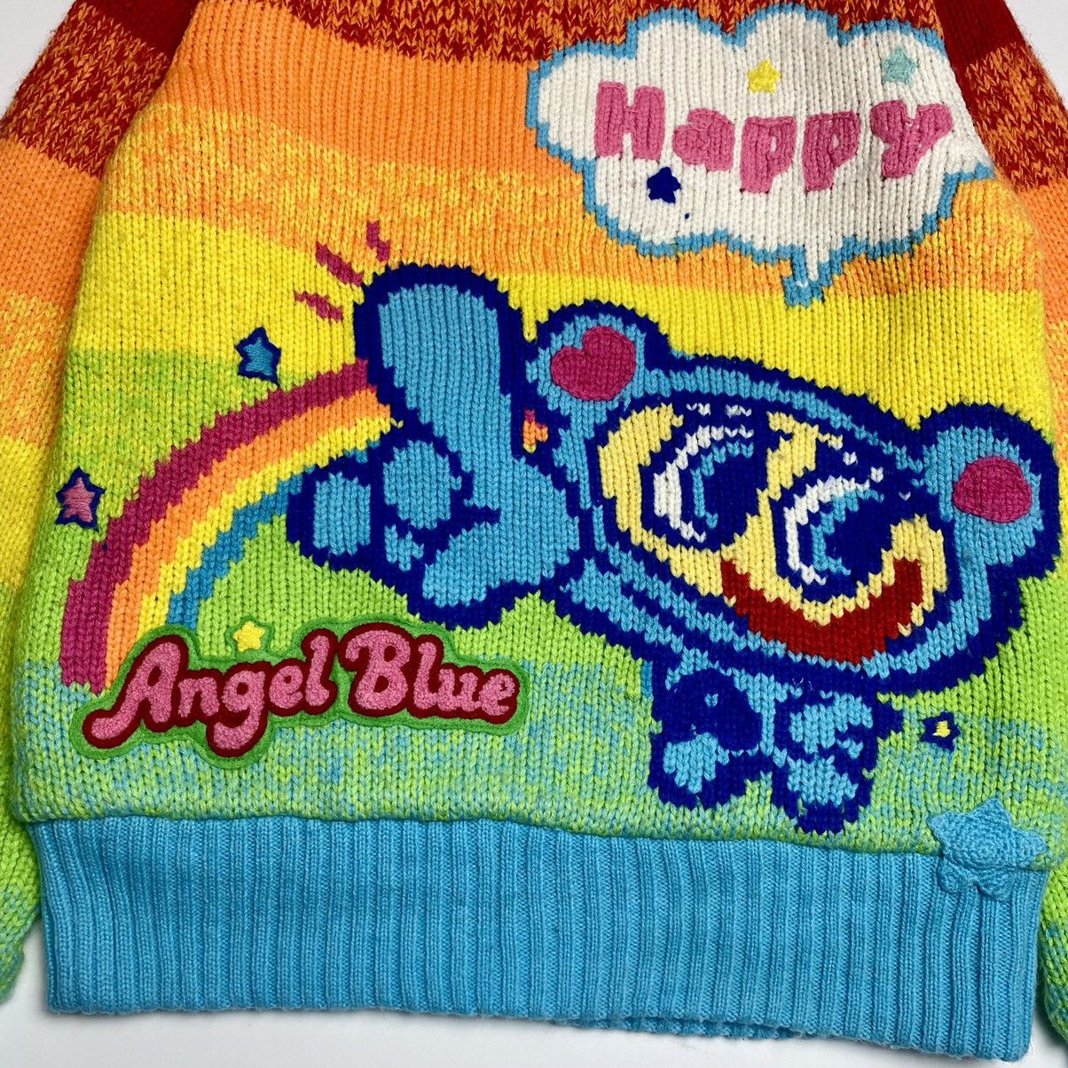 Angel Blue 90s Angel Blue Reversible Rainbow Knitted Jacket Size US M / EU 48-50 / 2 - 12 Thumbnail