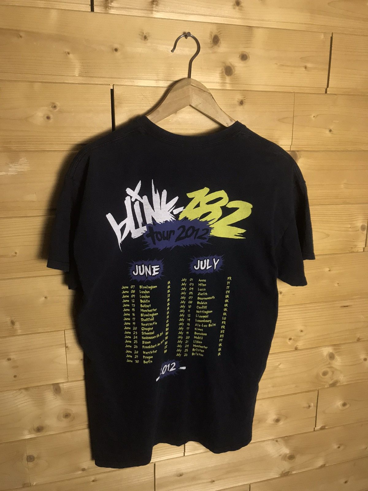 Band Tees Blink 182 2012 tour t-shirt Size US M / EU 48-50 / 2 - 9 Thumbnail