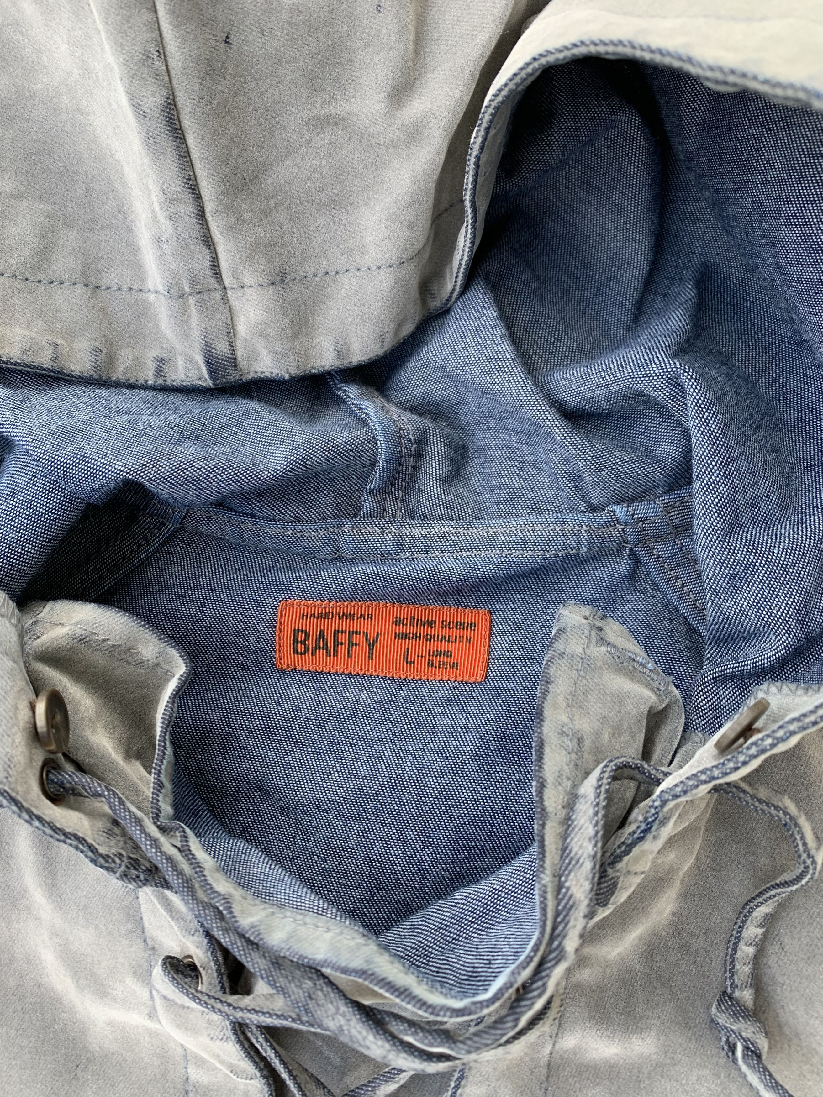 Japanese Brand Vintage Baffy Laces Velvet Hooded Jacket Size US L / EU 52-54 / 3 - 9 Thumbnail