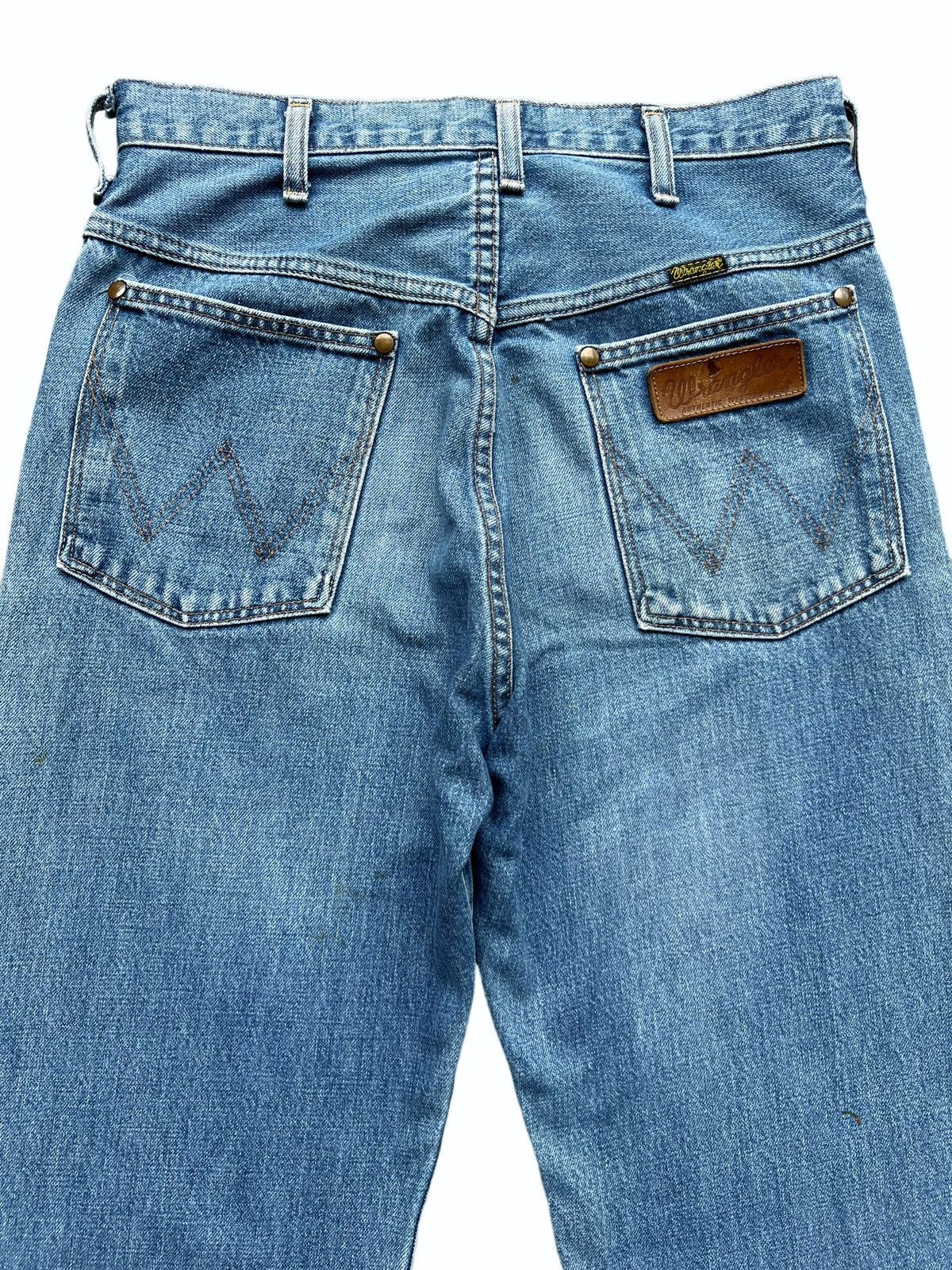 Vintage Vintage 90s Wrangler Selvedge Denim Jeans High Rise Denim Size US 29 - 5 Thumbnail
