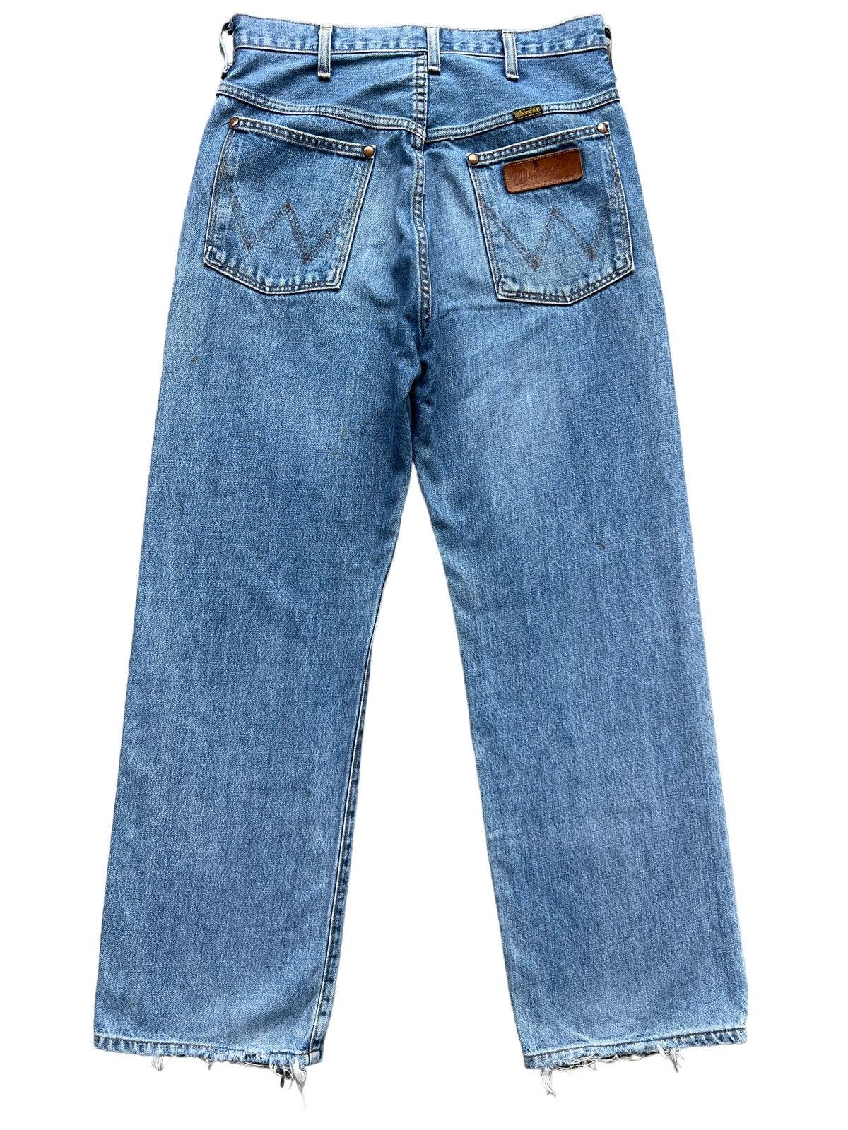 Vintage Vintage 90s Wrangler Selvedge Denim Jeans High Rise Denim Size US 29 - 2 Thumbnail