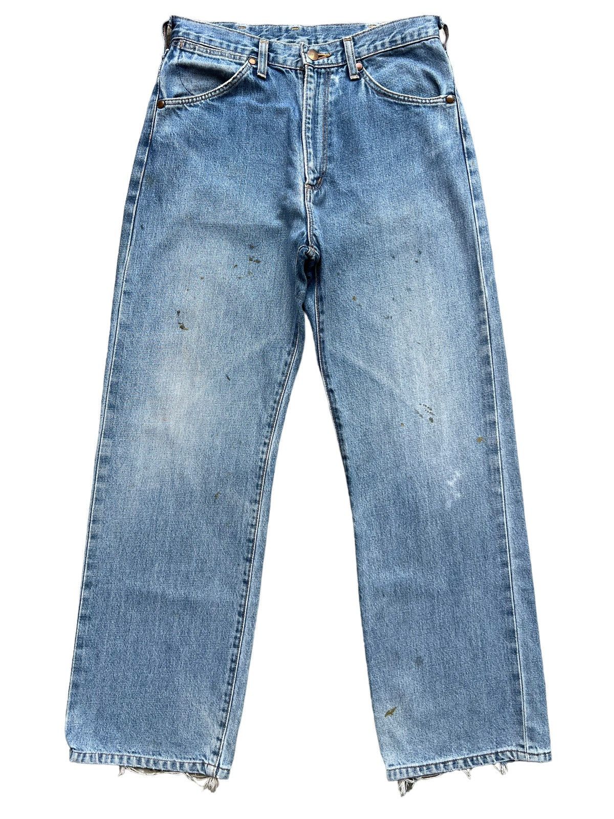 Vintage Vintage 90s Wrangler Selvedge Denim Jeans High Rise Denim Size US 29 - 1 Thumbnail