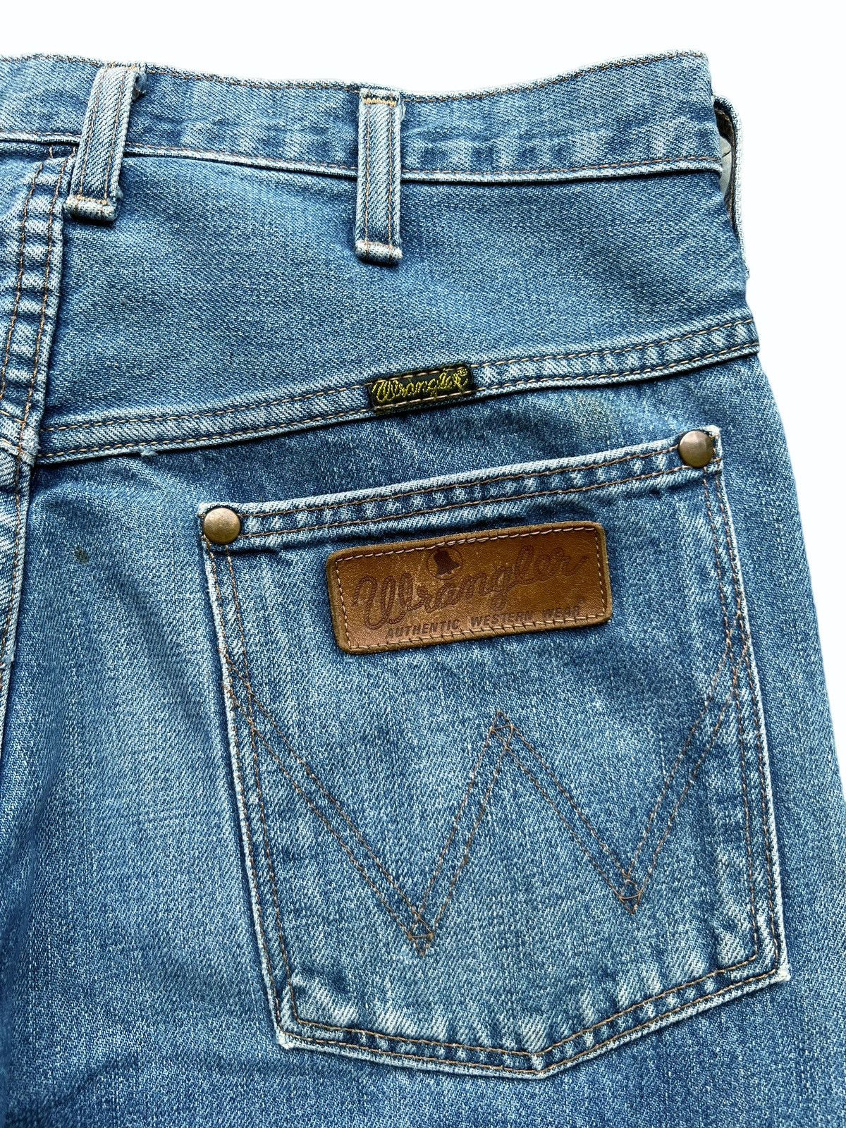 Vintage Vintage 90s Wrangler Selvedge Denim Jeans High Rise Denim Size US 29 - 12 Thumbnail
