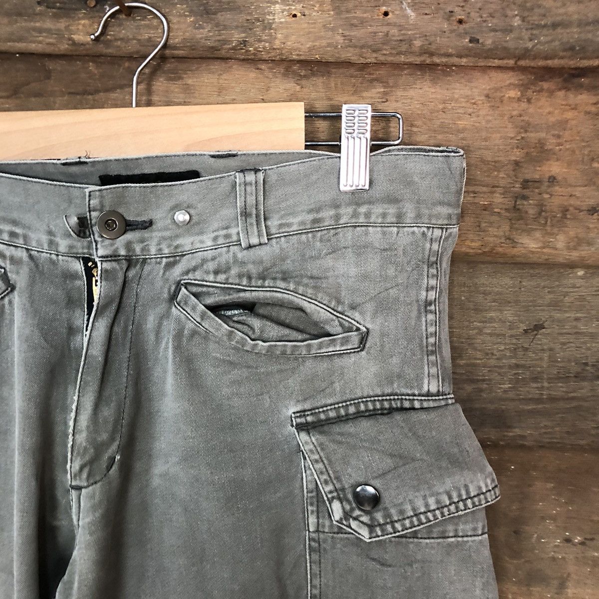 Japanese Brand CCP faded Grey multipocket tactical Cargo Pants #6902 Size US 31 - 5 Thumbnail