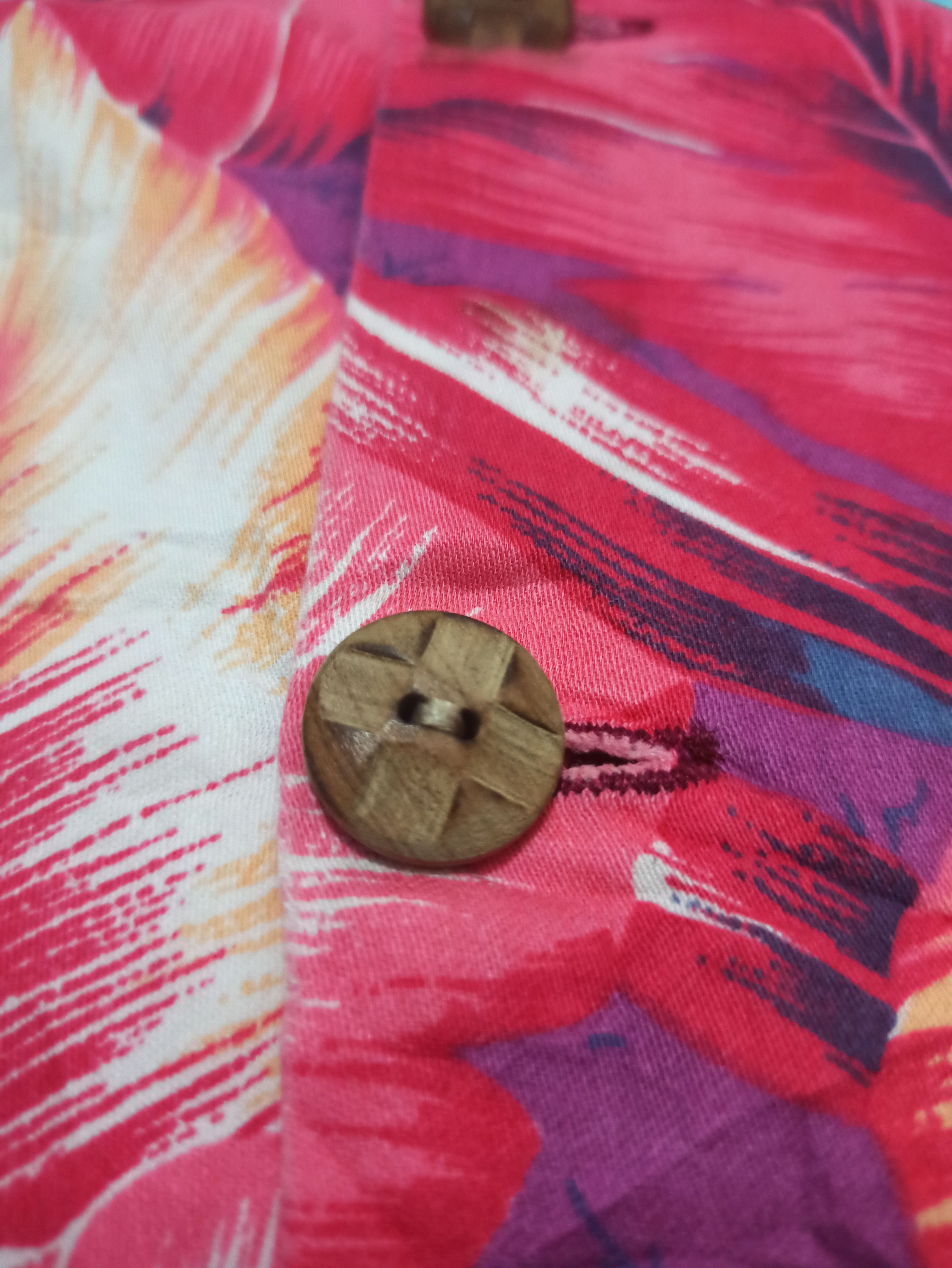 Vintage Beautiful Vintage 60s Floral Flower Hawaiian Aloha Shirt Size US L / EU 52-54 / 3 - 6 Thumbnail