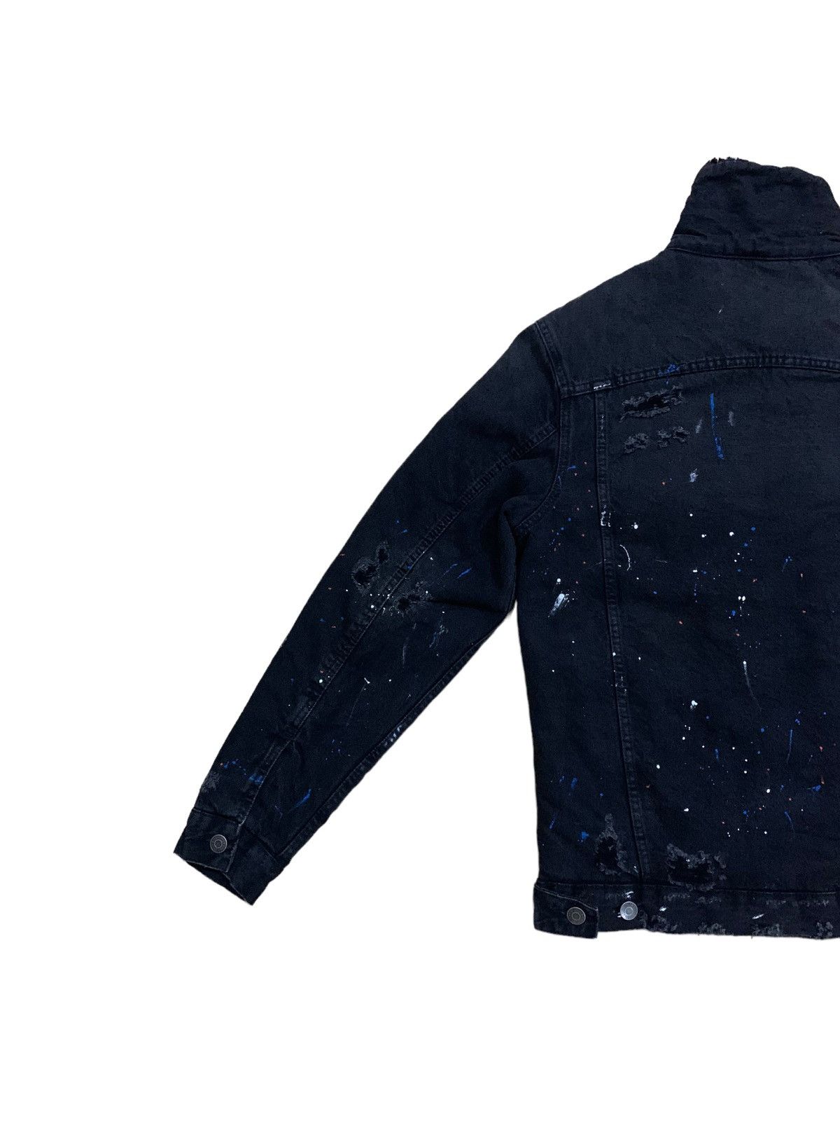 If Six Was Nine × Japanese Brand Zara Fleece-Lined Denim Style Sherpa Jacket Size US S / EU 44-46 / 1 - 8 Thumbnail
