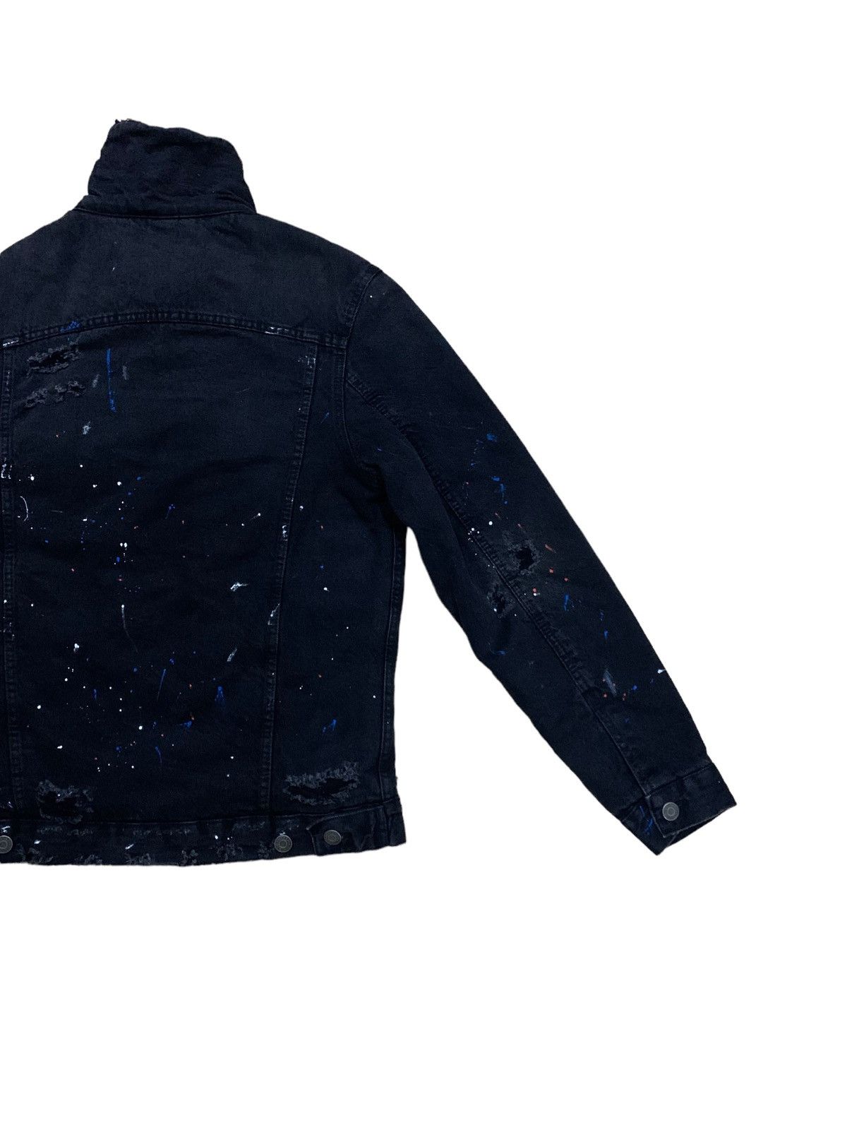 If Six Was Nine × Japanese Brand Zara Fleece-Lined Denim Style Sherpa Jacket Size US S / EU 44-46 / 1 - 7 Thumbnail