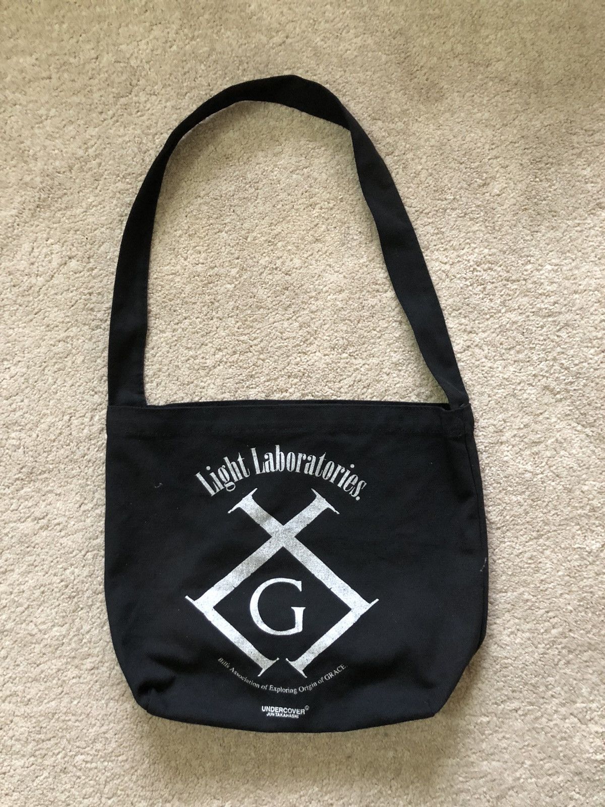 Undercover Middle Finger Embroidered Tote Bag | Grailed