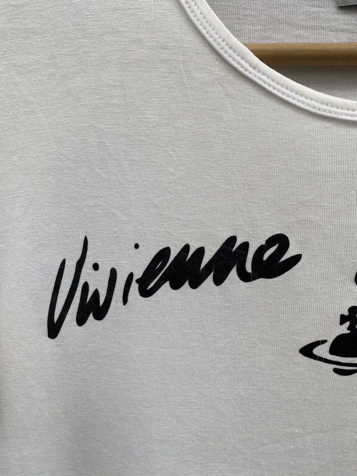 Vivienne Westwood 💥Vivienne Westwood “Script Out Logo” Tshirt Sz44 Size M / US 6-8 / IT 42-44 - 3 Thumbnail