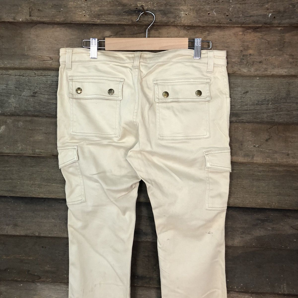 Japanese Brand African Beat Club multipocket tactical Cargo Pants #2833 Size 28" / US 6 / IT 42 - 12 Thumbnail
