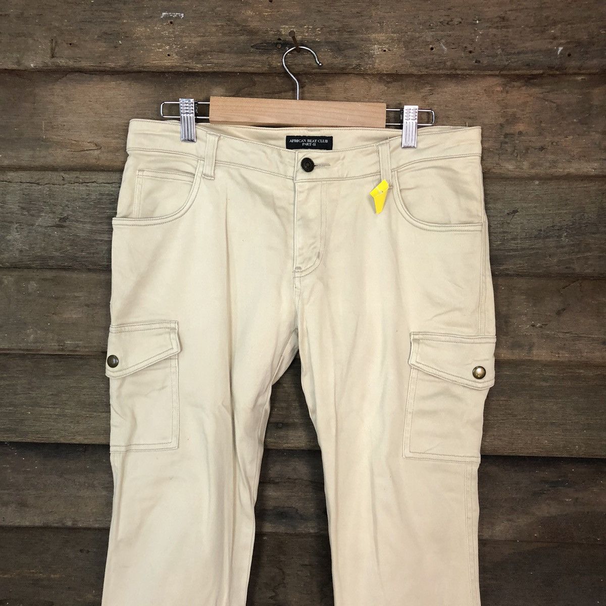 Japanese Brand African Beat Club multipocket tactical Cargo Pants #2833 Size 28" / US 6 / IT 42 - 2 Thumbnail