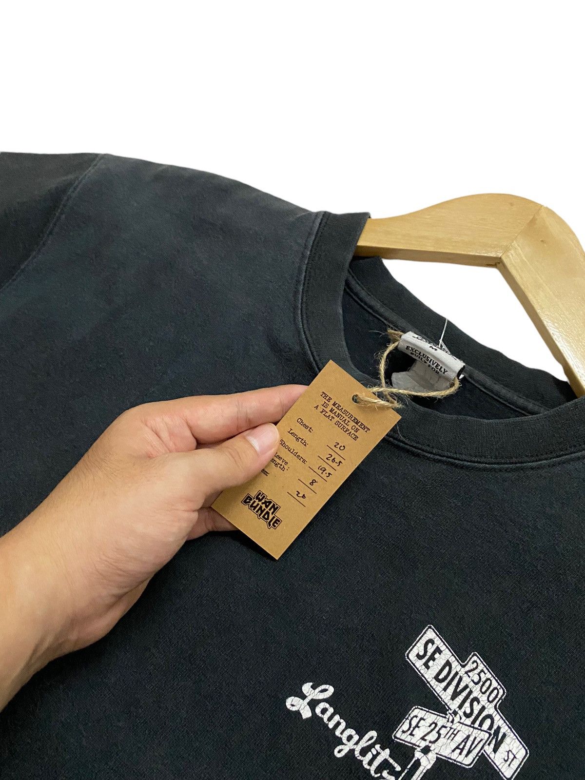 Vintage Vintage Langlitz Leather Tee Shirt Size US M / EU 48-50 / 2 - 7 Thumbnail