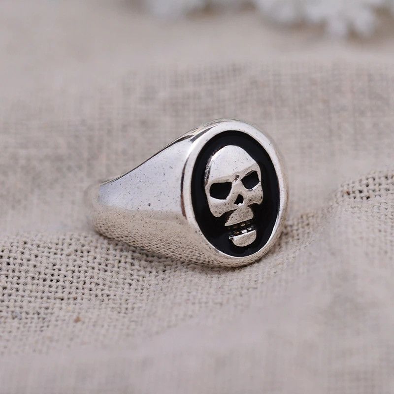 Jewelry Skeleton Skull Man Ring Size ONE SIZE - 3 Thumbnail