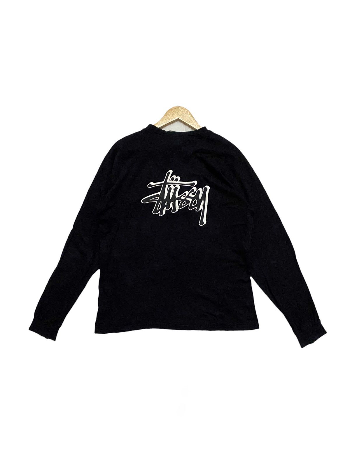 Stussy × Vintage 🔥NEED TO GO🔥 Vintage Long Sleeve Stussy Shirt Size US L / EU 52-54 / 3 - 2 Thumbnail