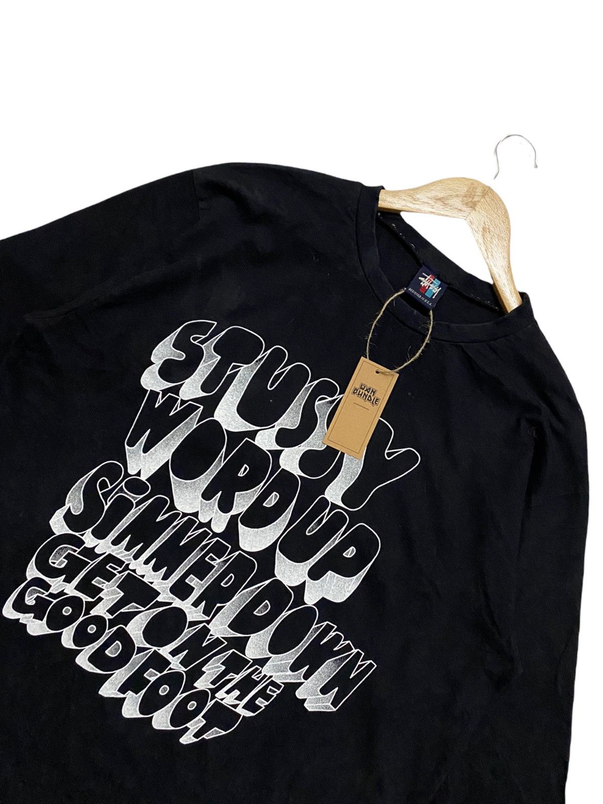 Stussy × Vintage 🔥NEED TO GO🔥 Vintage Long Sleeve Stussy Shirt Size US L / EU 52-54 / 3 - 4 Thumbnail
