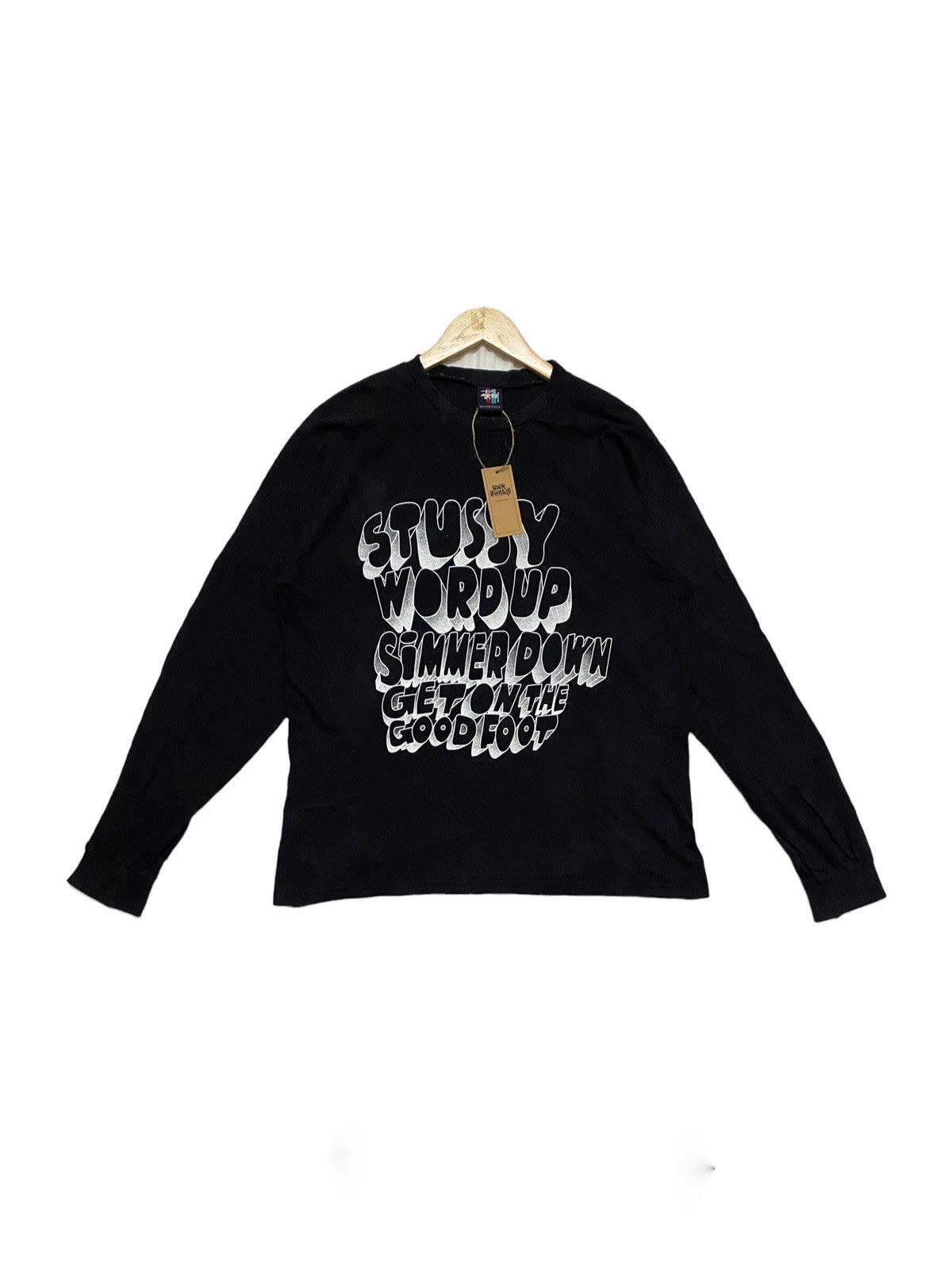 Stussy × Vintage 🔥NEED TO GO🔥 Vintage Long Sleeve Stussy Shirt Size US L / EU 52-54 / 3 - 1 Thumbnail