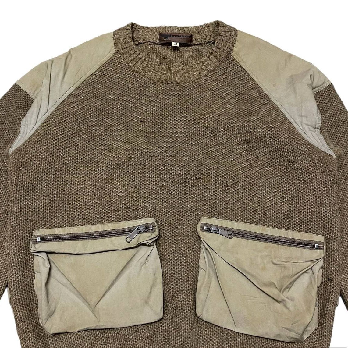 Issey Miyake Vintage Tenson Knitwear Cargo Pocket Issey Miyake Style Size US M / EU 48-50 / 2 - 2 Thumbnail