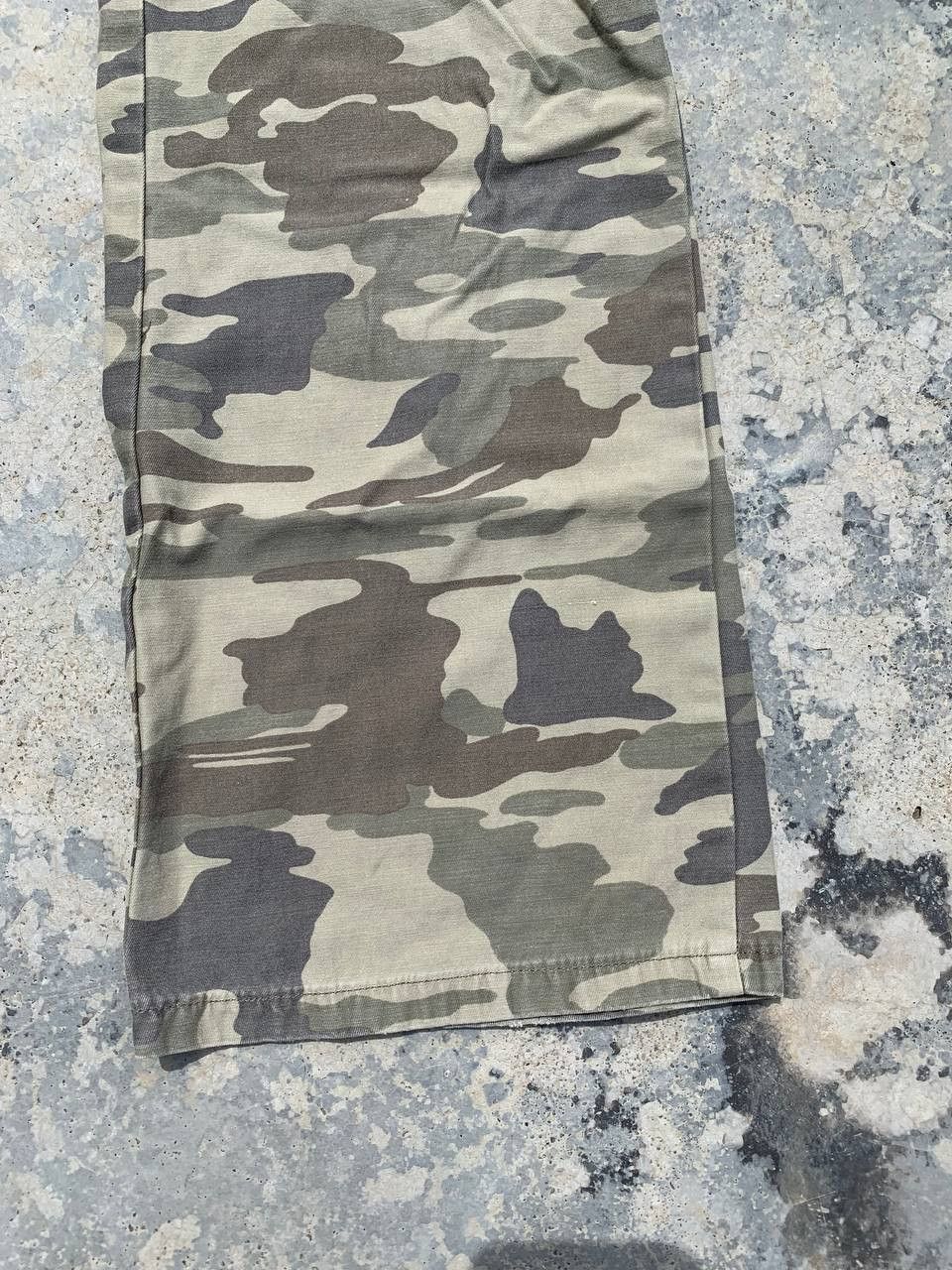 Japanese Brand One Room Low Waist Cargo Pants Flare Camo Trouser Vintage Size US 30 / EU 46 - 6 Thumbnail